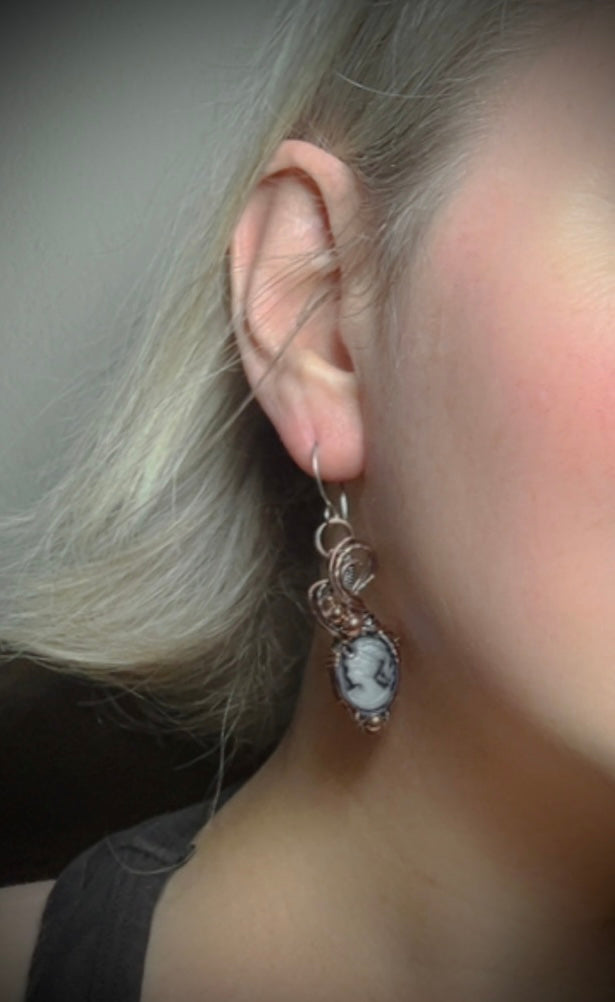 Cameo Earrings