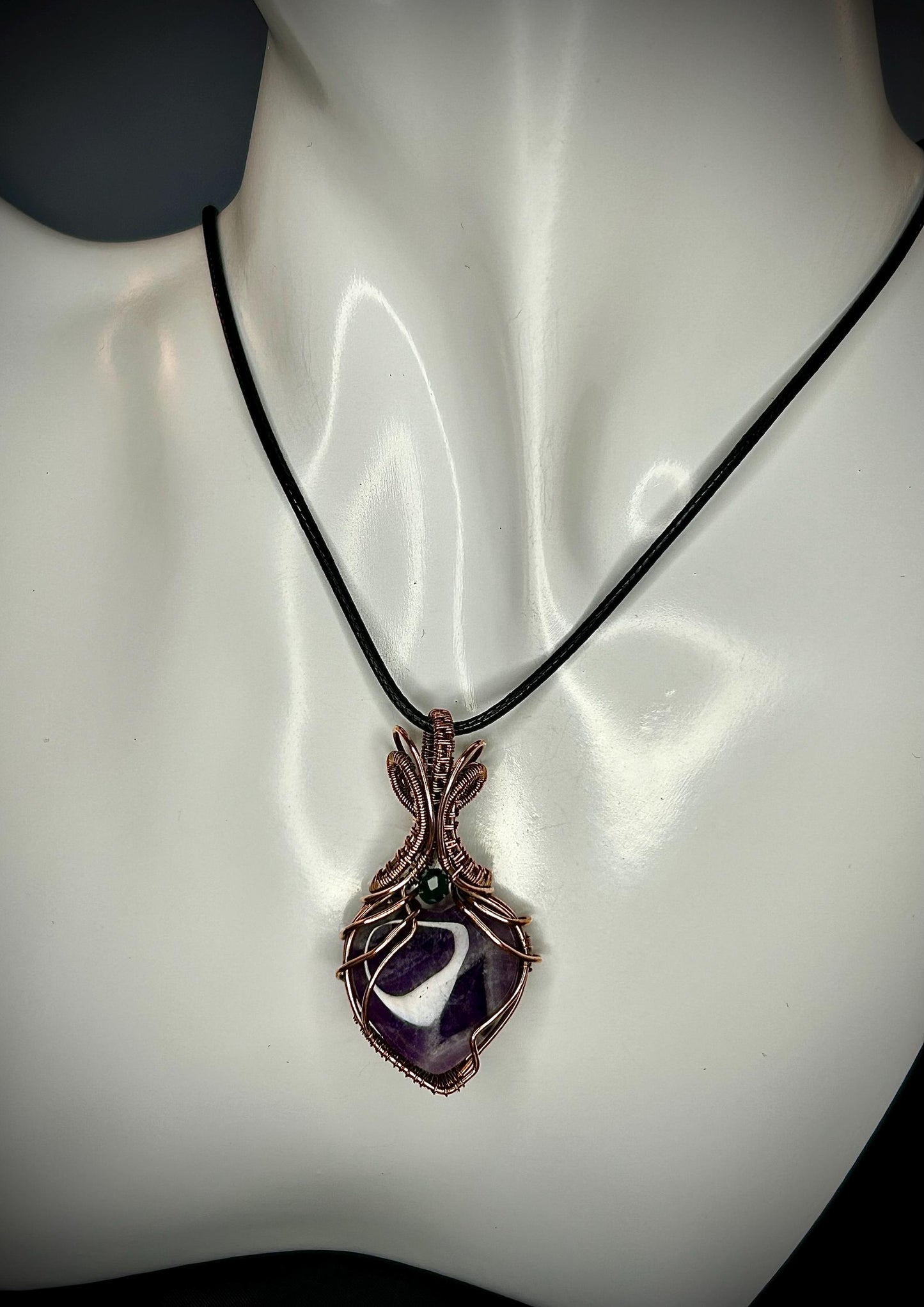 Amethyst Heart Pendant