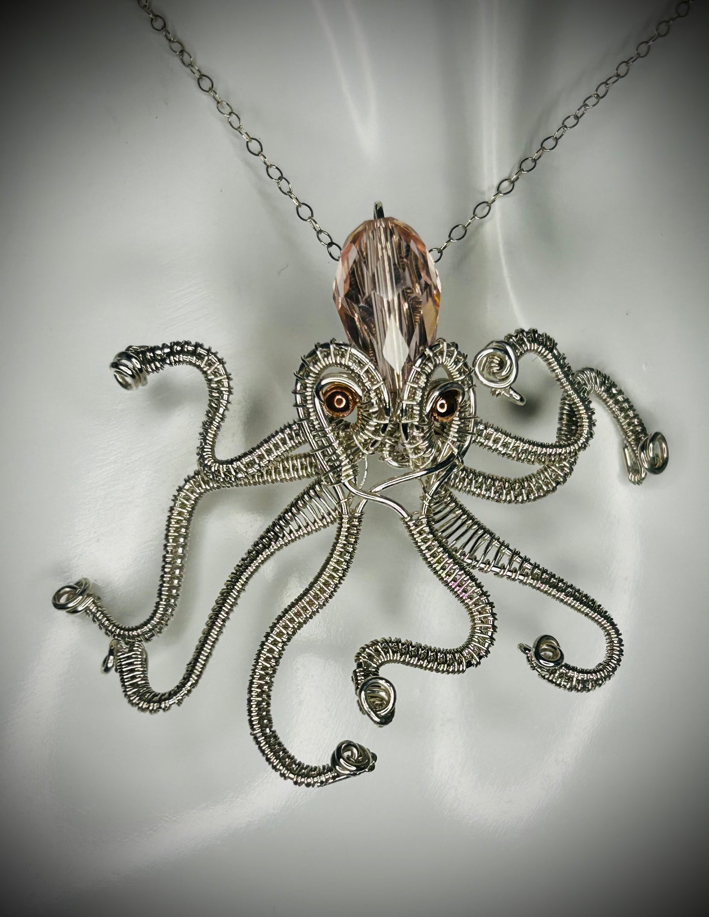 Silver Octopus Pendant