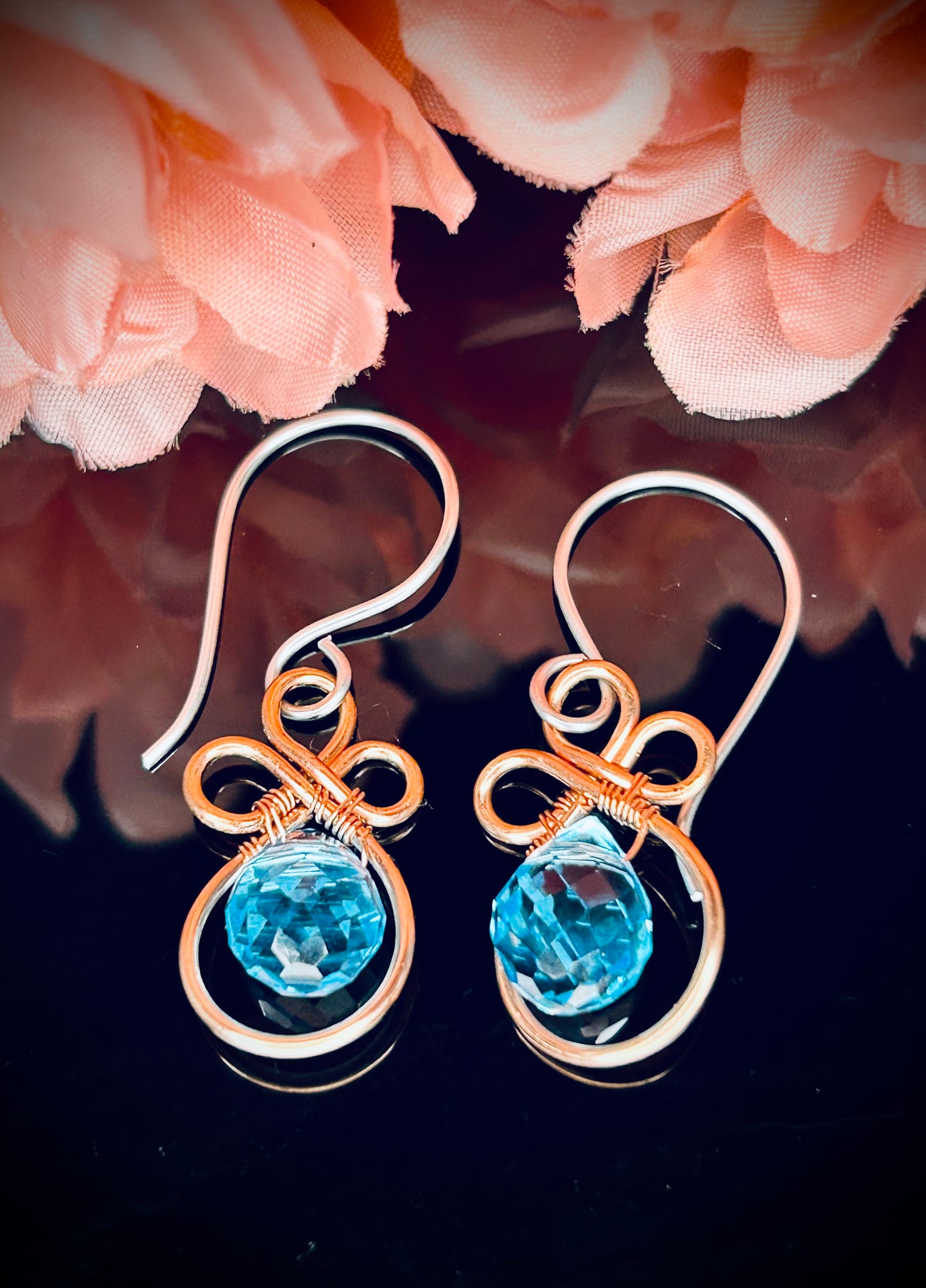 Copper Briolette Earrings