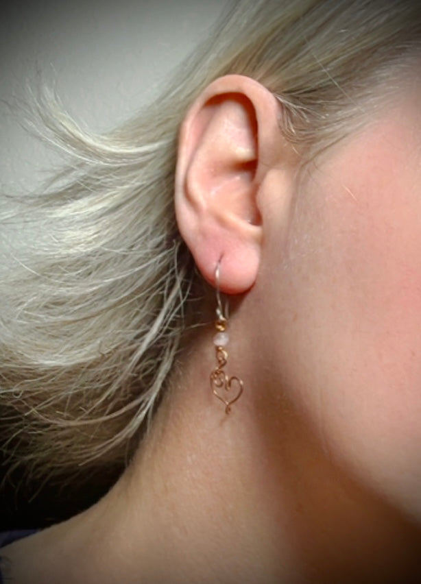 Simple Heart Earrings