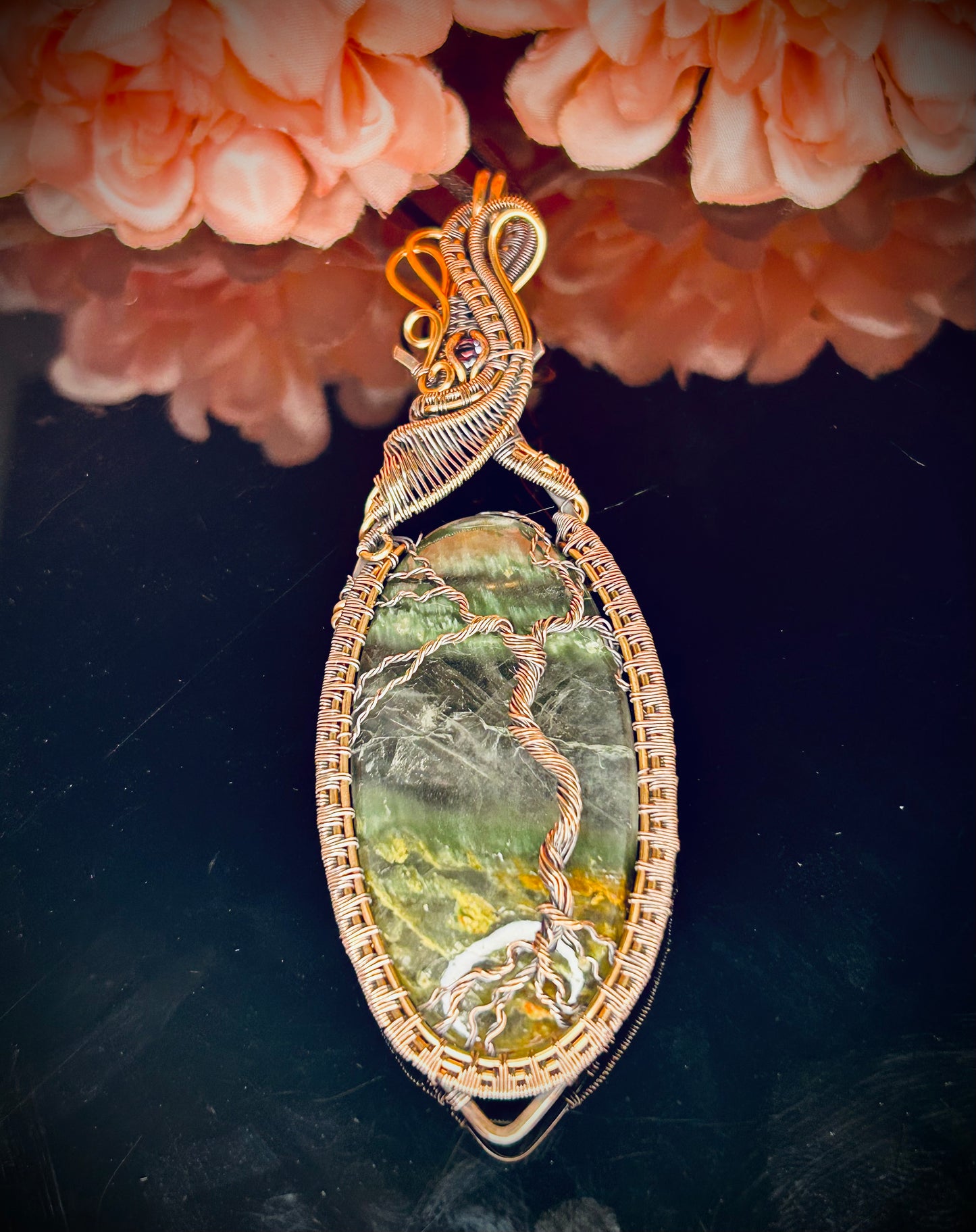 Copper Garden Quartz & Alexandrite TOL Pendant