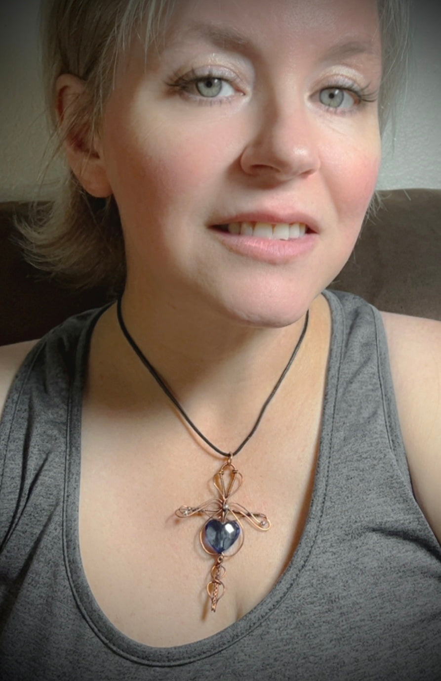 Copper Cross Pendant