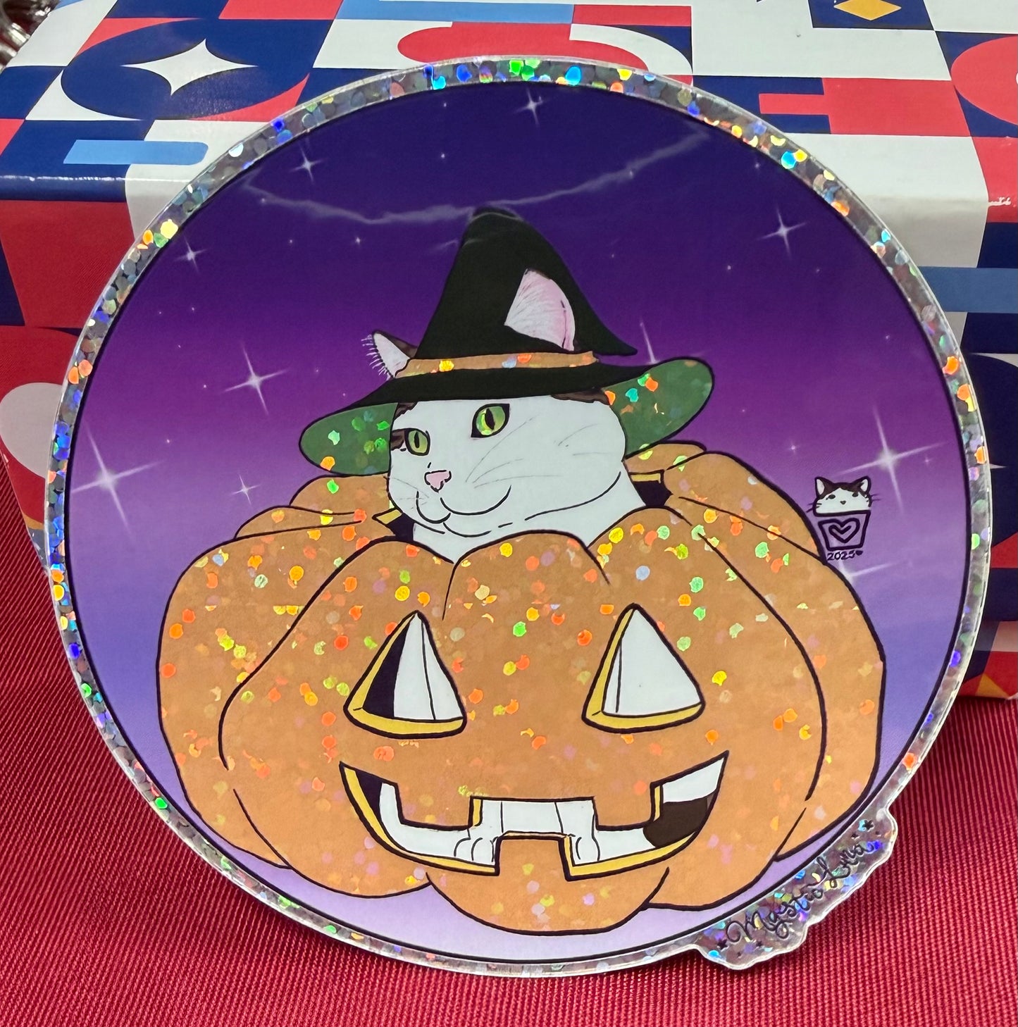 Kitty Pumpkin Witch