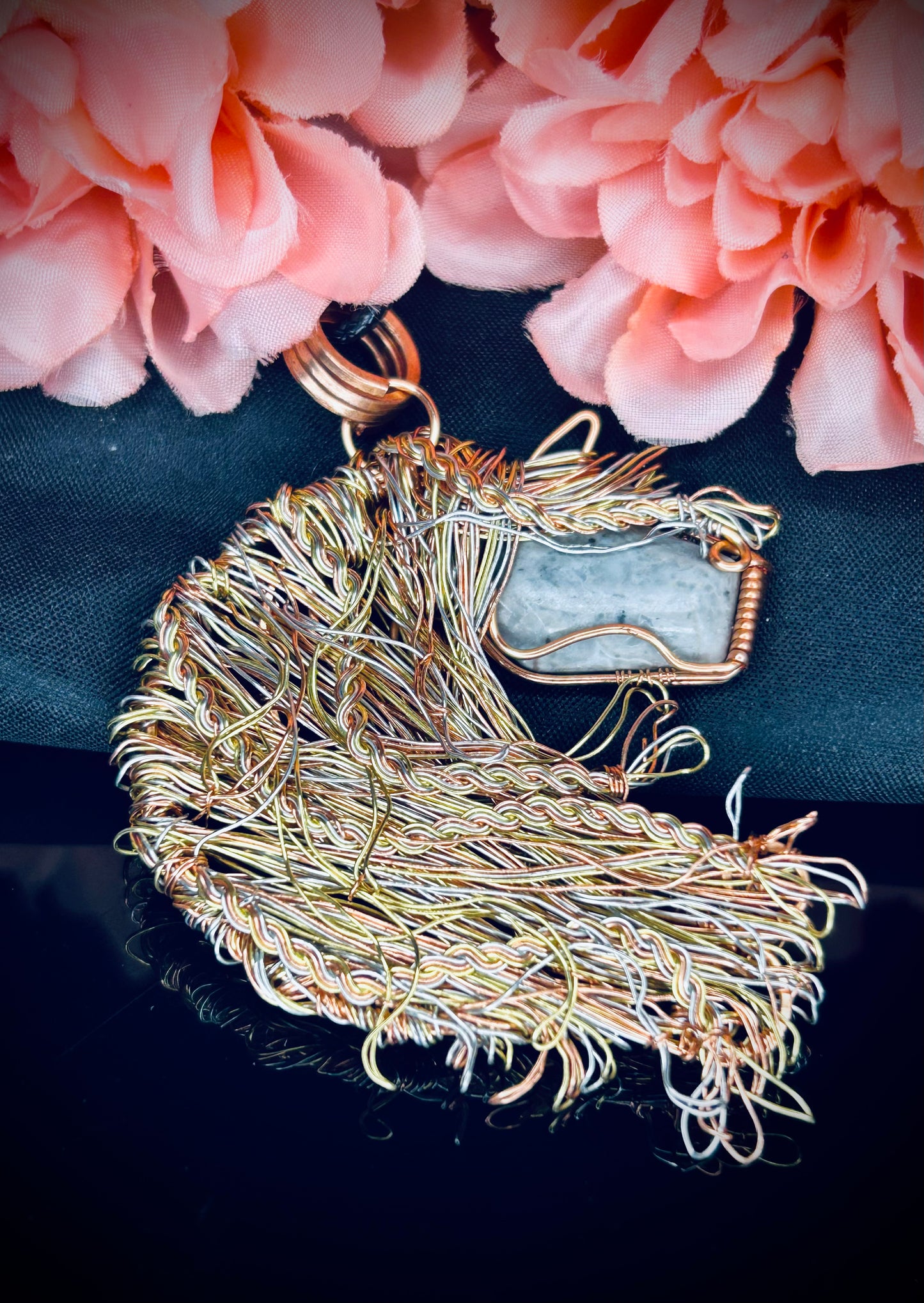 Copper Horse Pendant