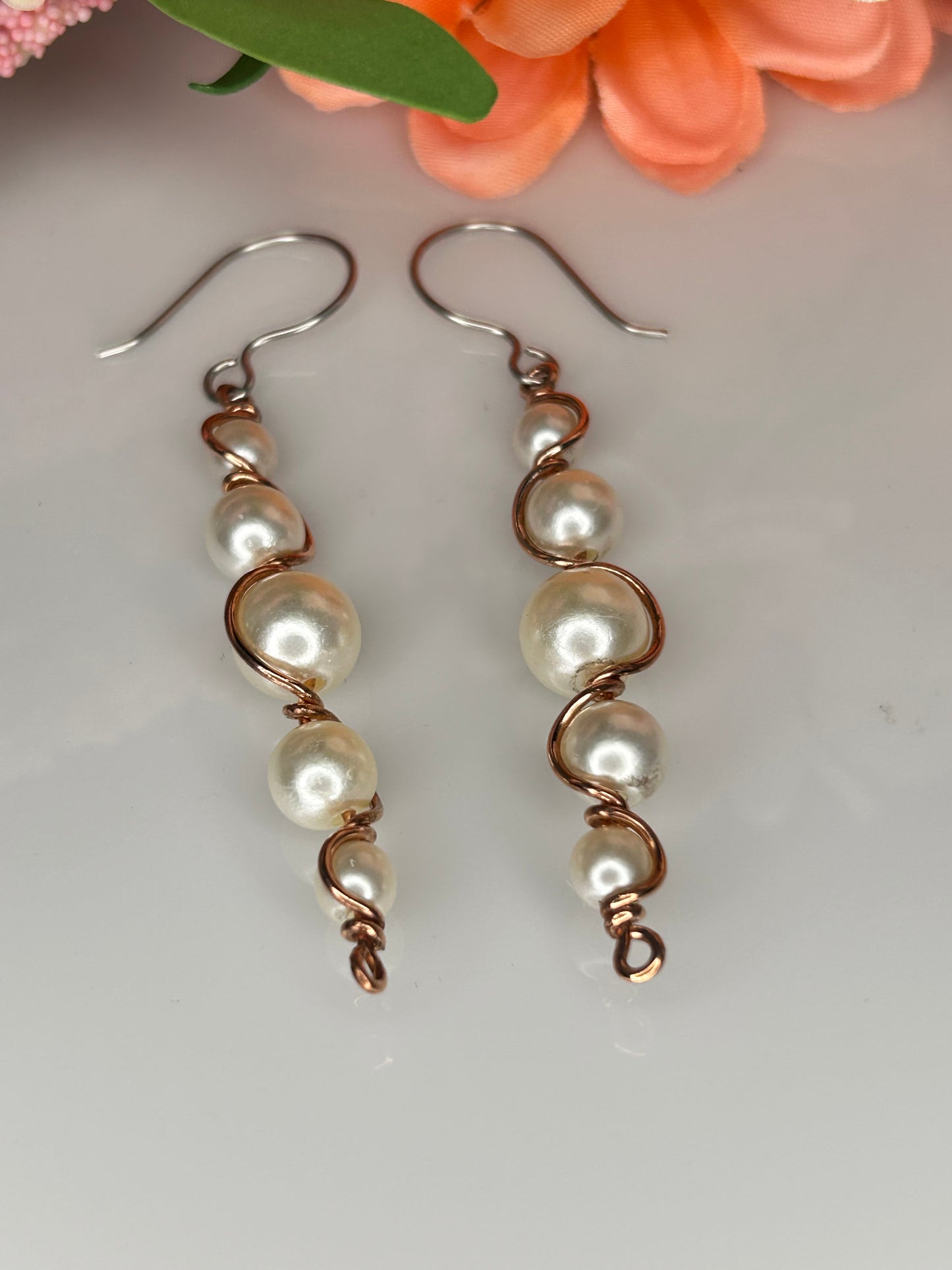 Pearl Choker and Earring Set
