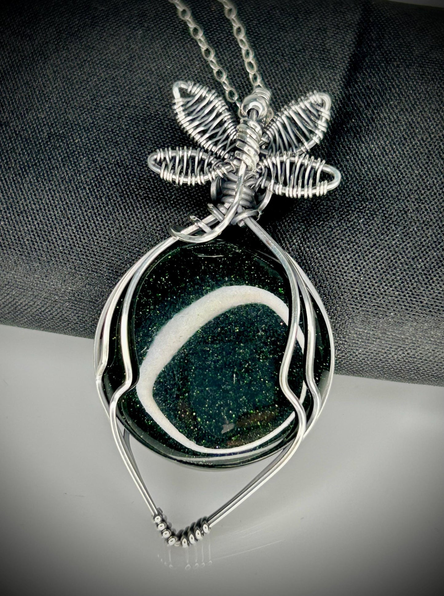 Silver Goldstone Pendant