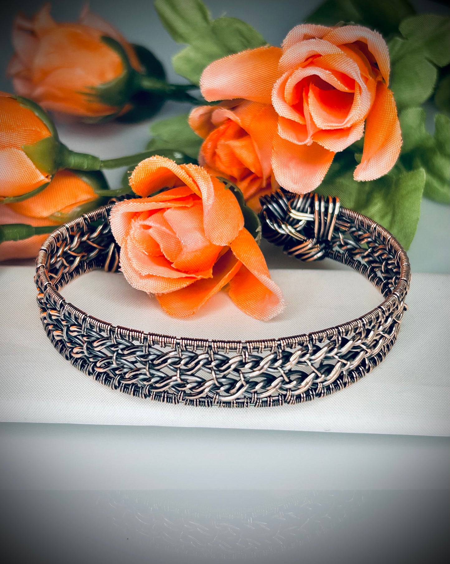 Copper Braided Bracelet/Armband