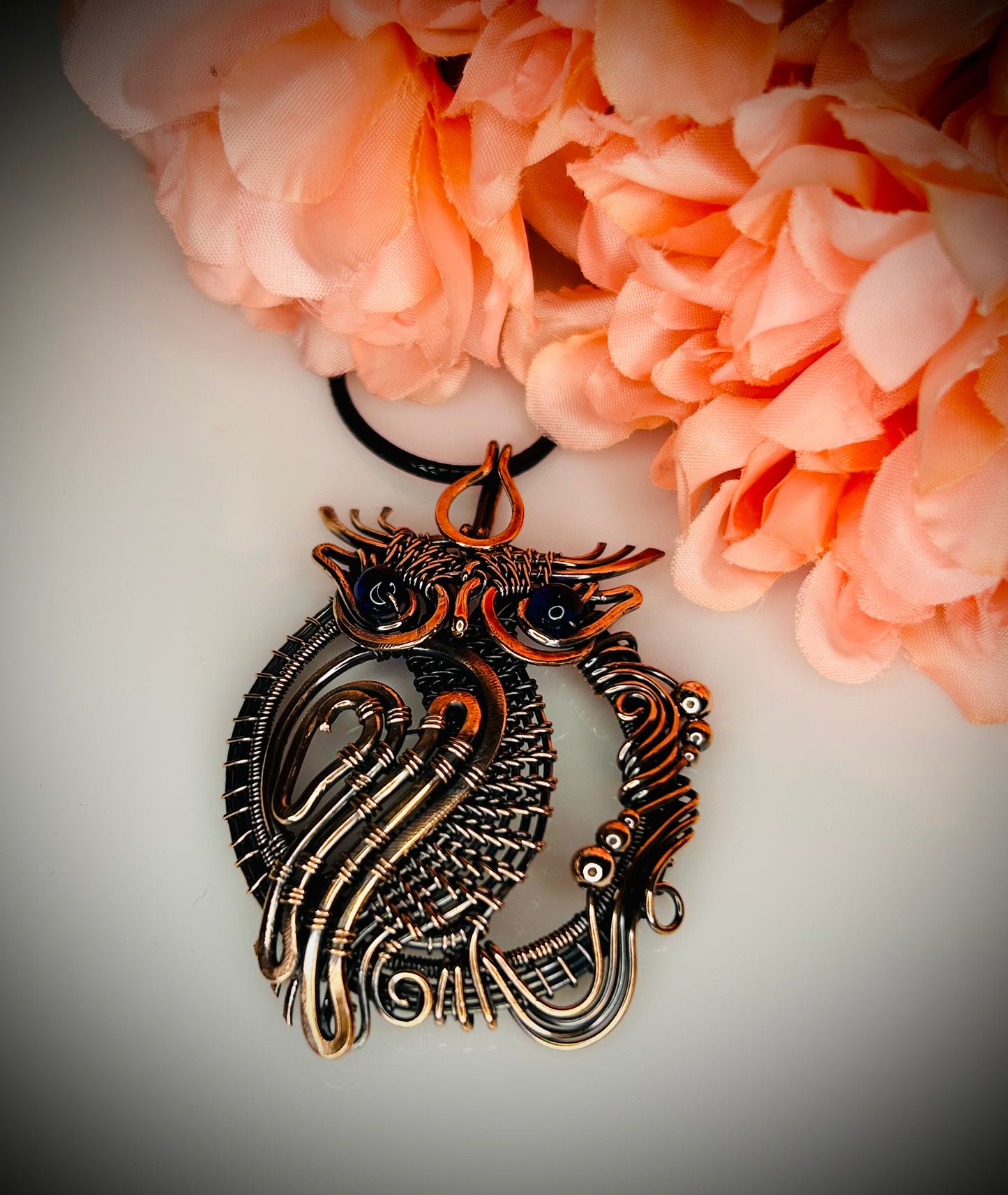 Copper Owl Pendant