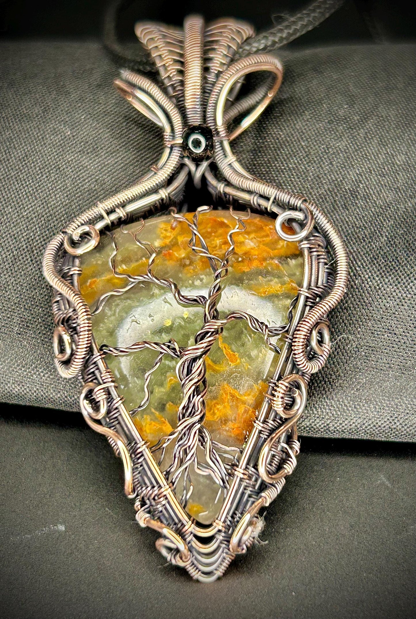 Copper Chlorite in Quartz TOL Pendant