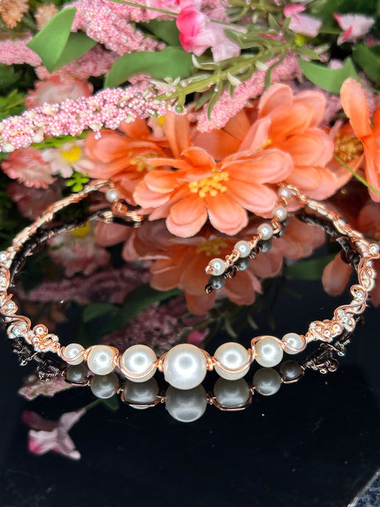 Pearl Choker and Earring Set