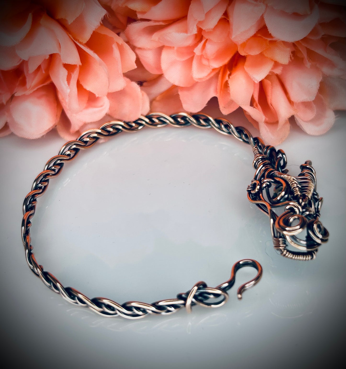 Copper Dragon Bracelet