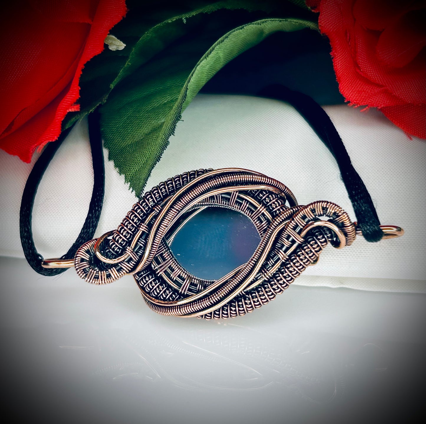 Copper Mirror Pendant