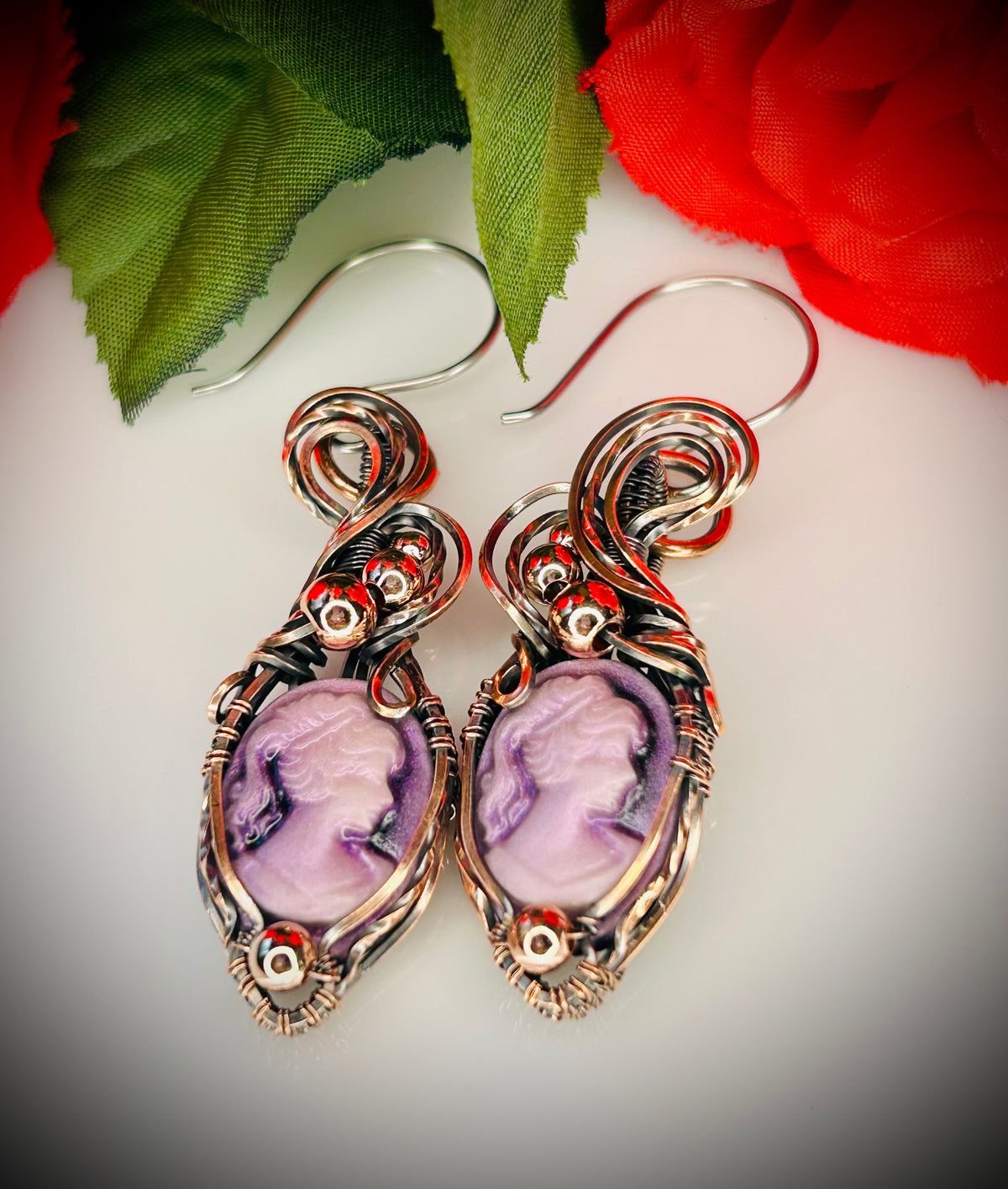 Cameo Earrings