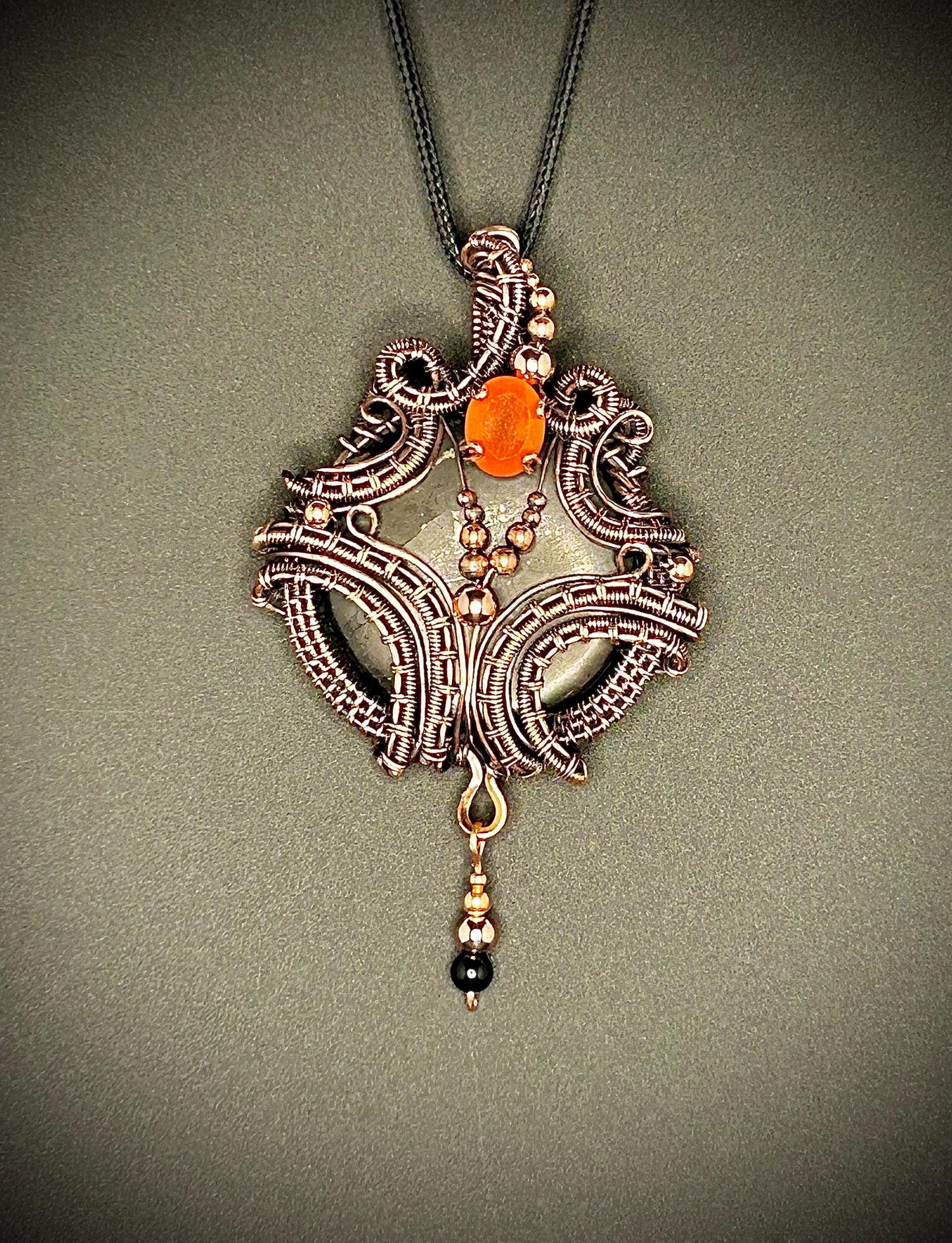 Copper Shungite Pendant