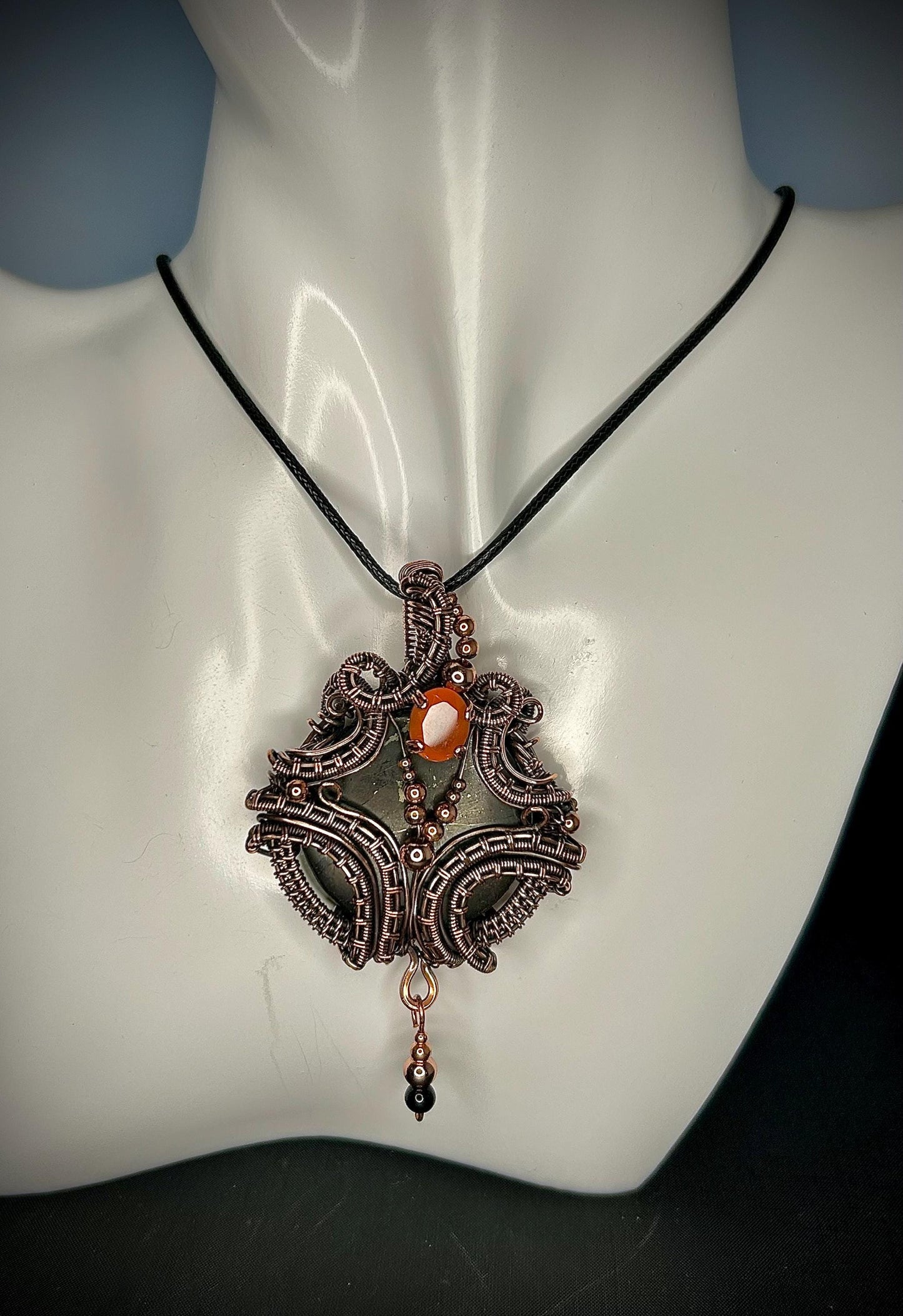 Copper Shungite Pendant