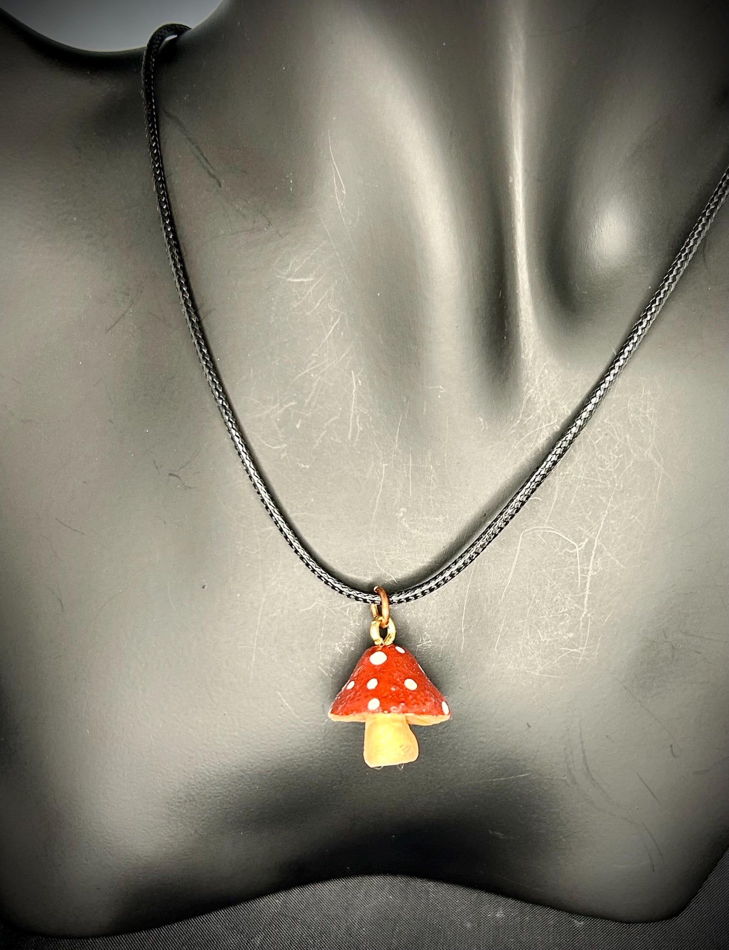 Clay Mushroom Pendant