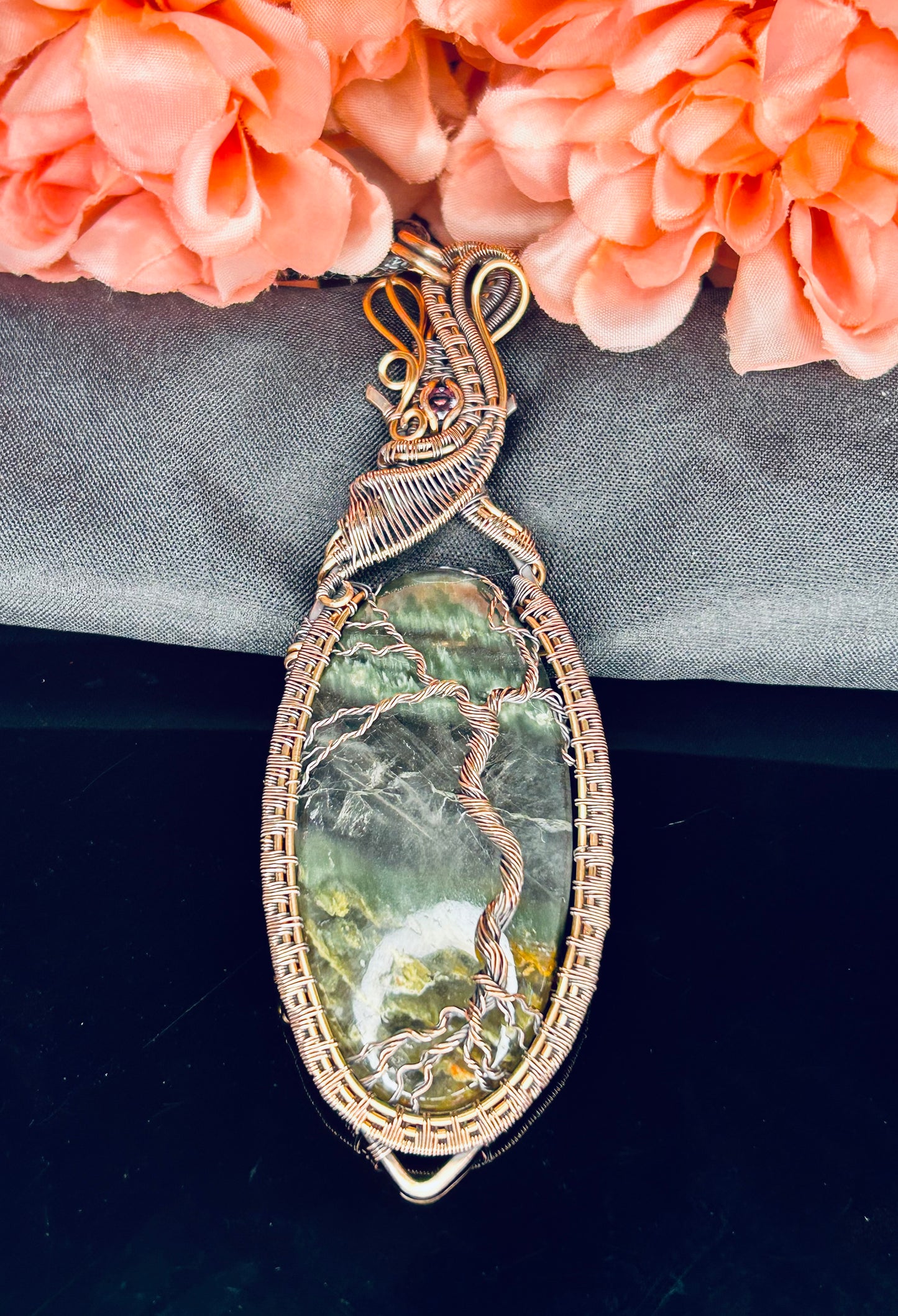 Copper Garden Quartz & Alexandrite TOL Pendant