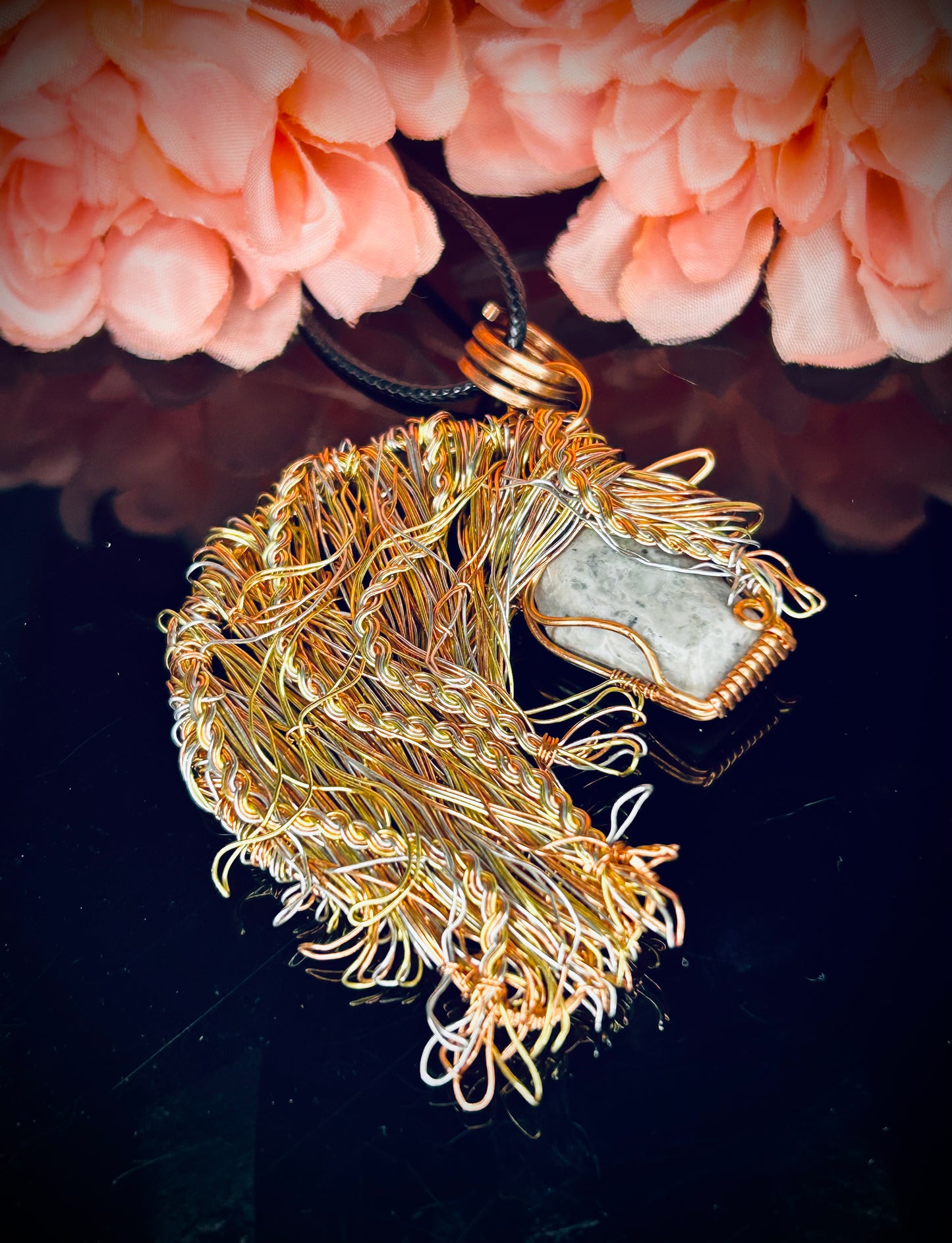 Copper Horse Pendant
