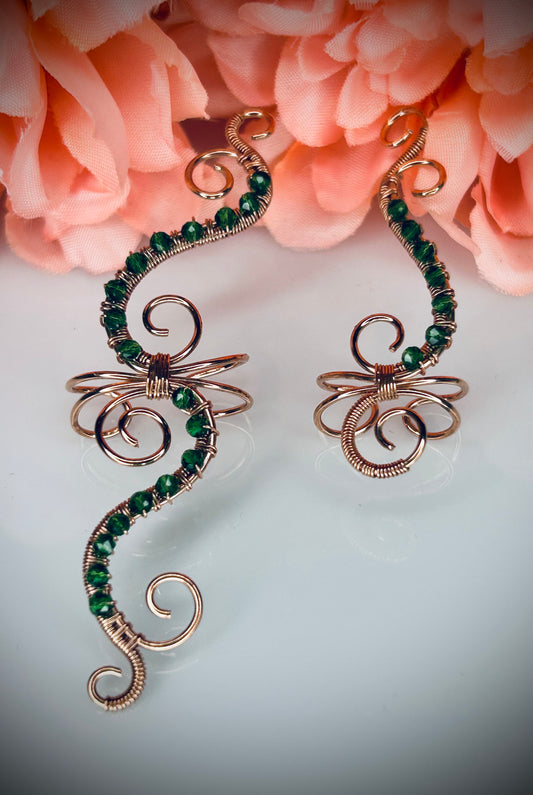 Swirly Ear Cuffs