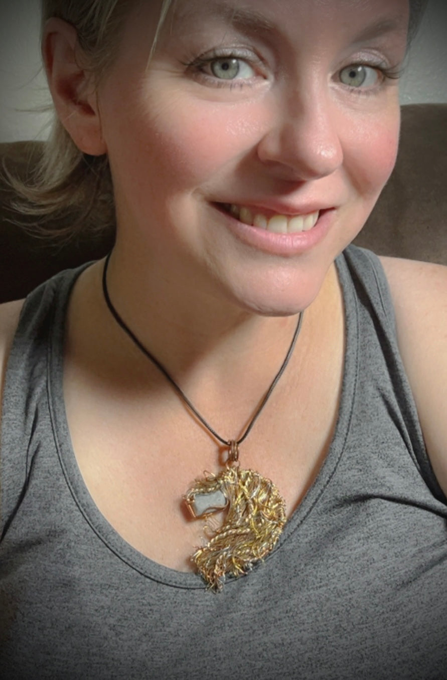 Copper Horse Pendant