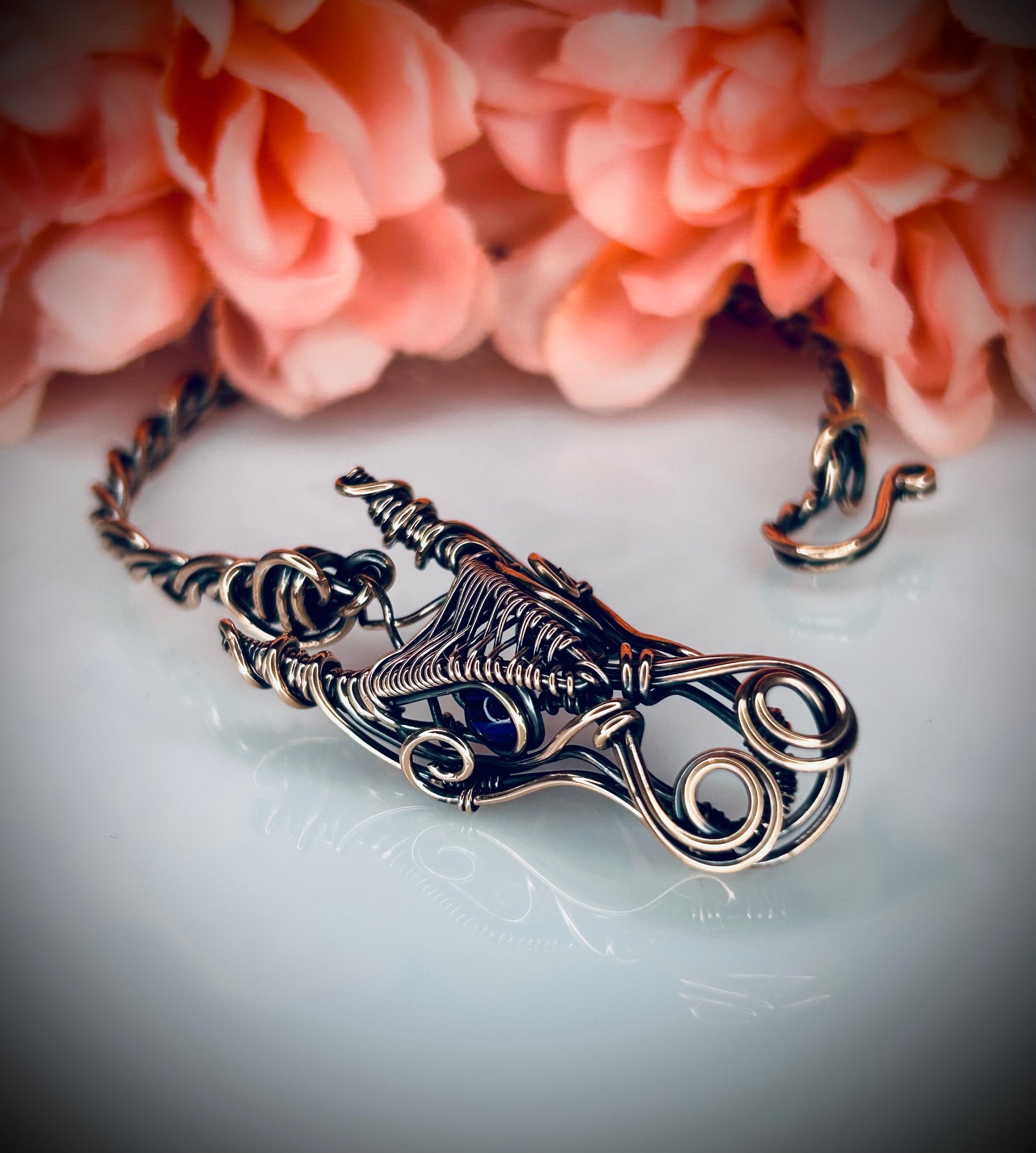 Copper Dragon Bracelet