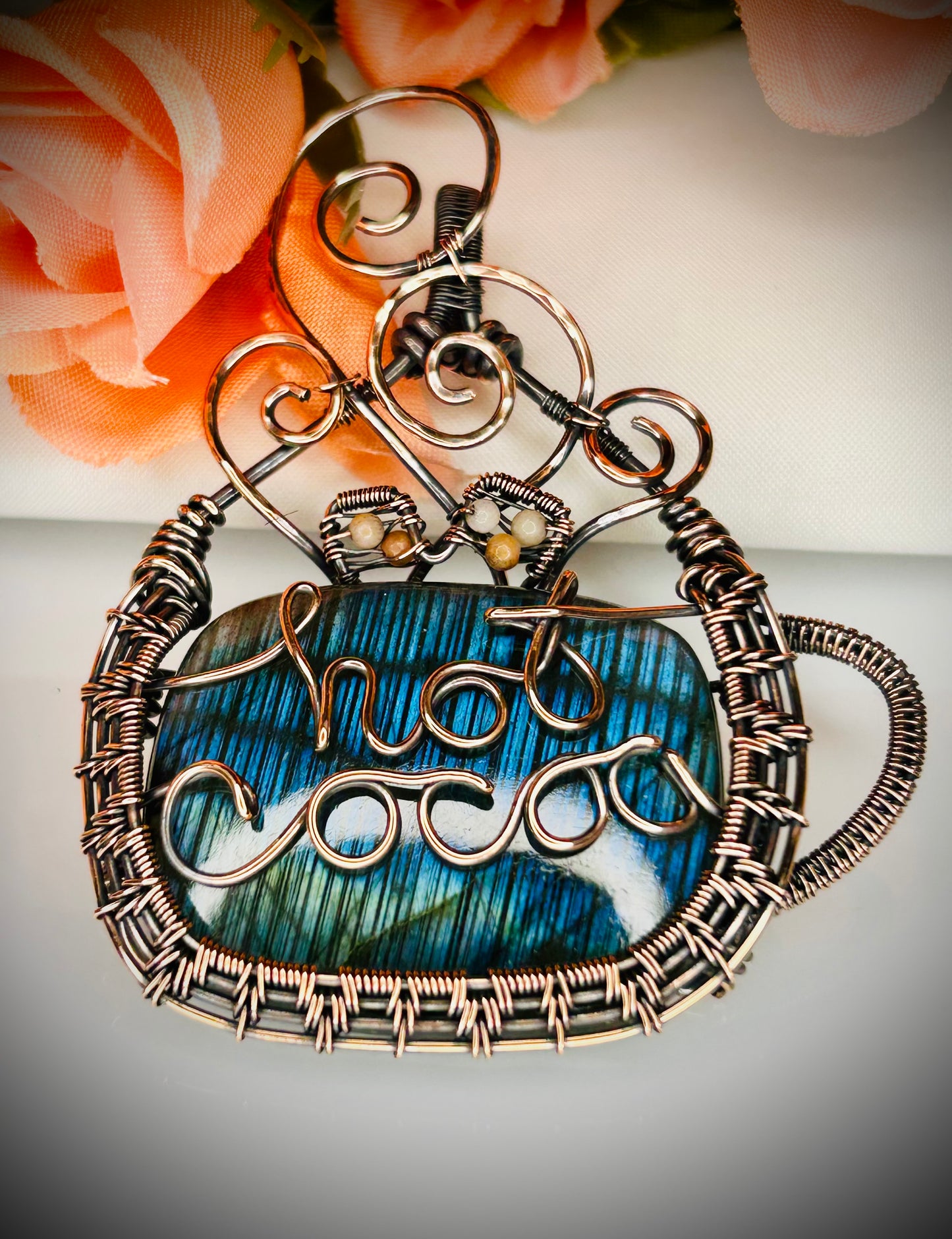 Copper Hot Cocoa Ornament