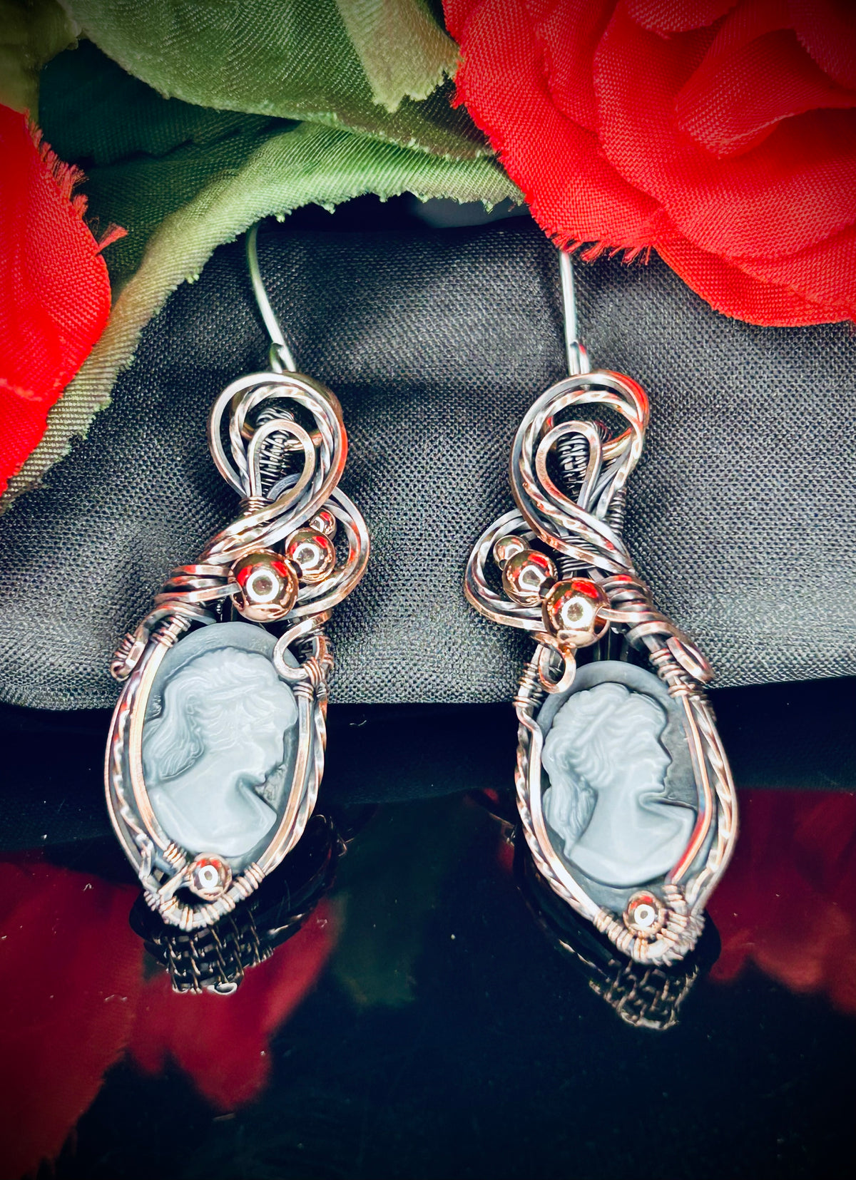 Cameo Earrings