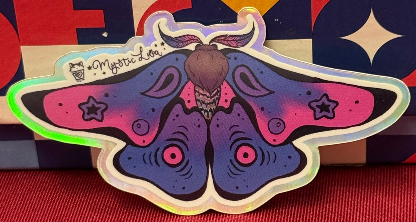 Bi pride moth