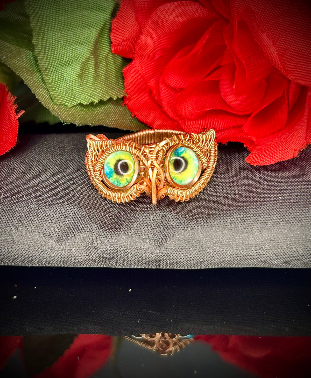 Copper/Bronze Owl Ring size 7.5