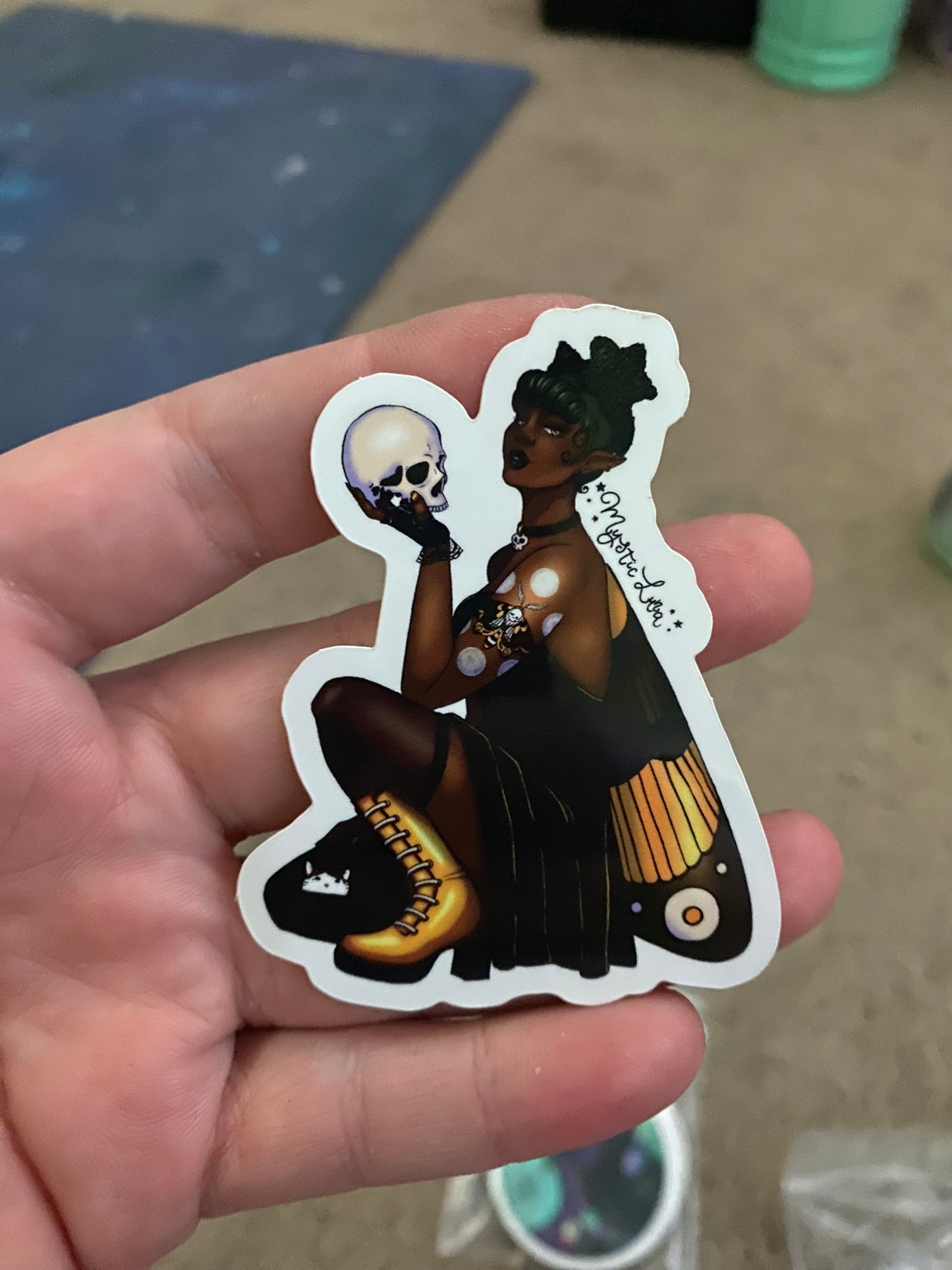 Death Moth Fairy sticker