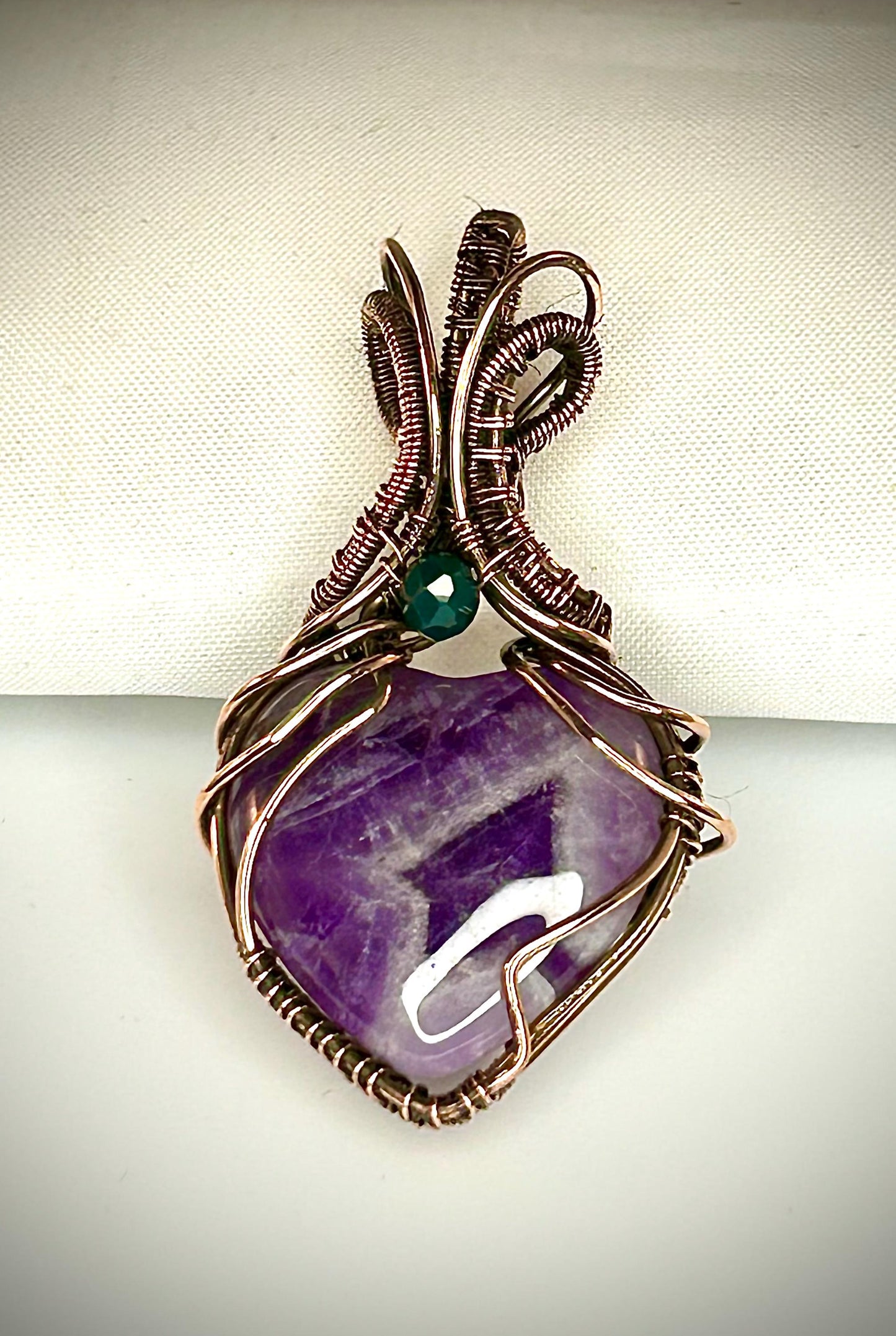 Amethyst Heart Pendant