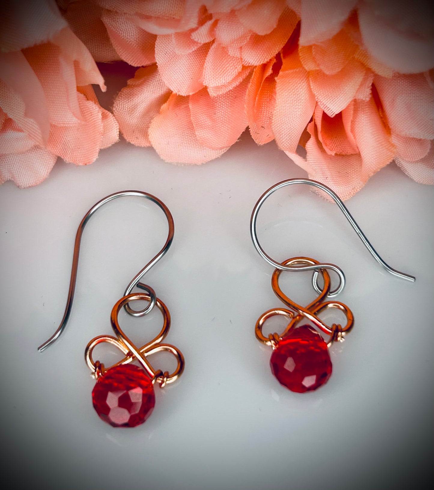 Copper Briolette Earrings