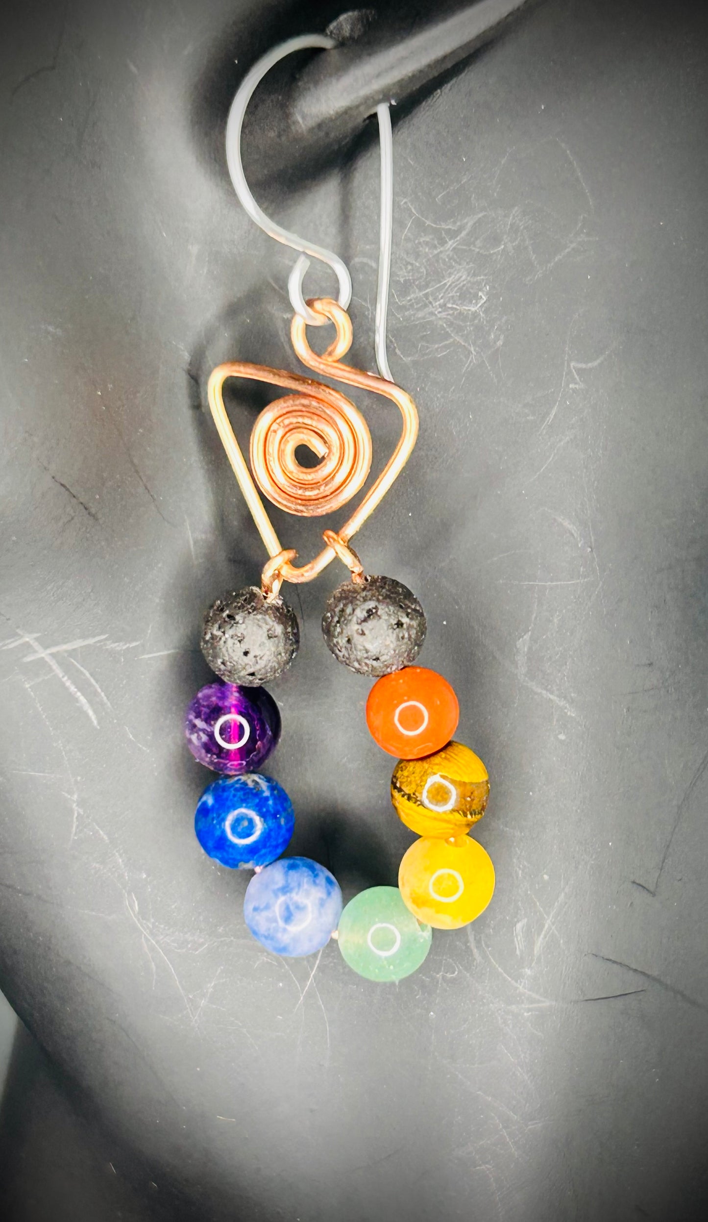 Chakra earrings