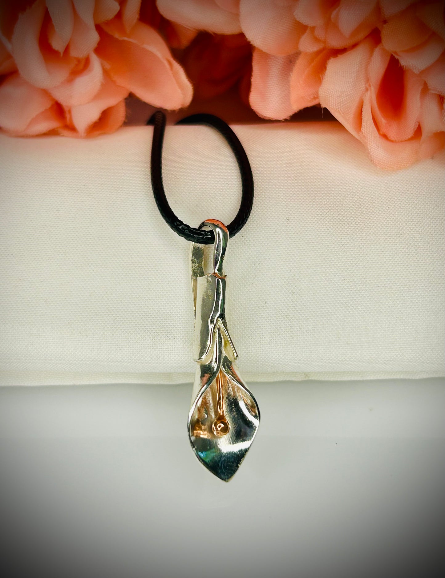 Silver Calla Lily Pendant