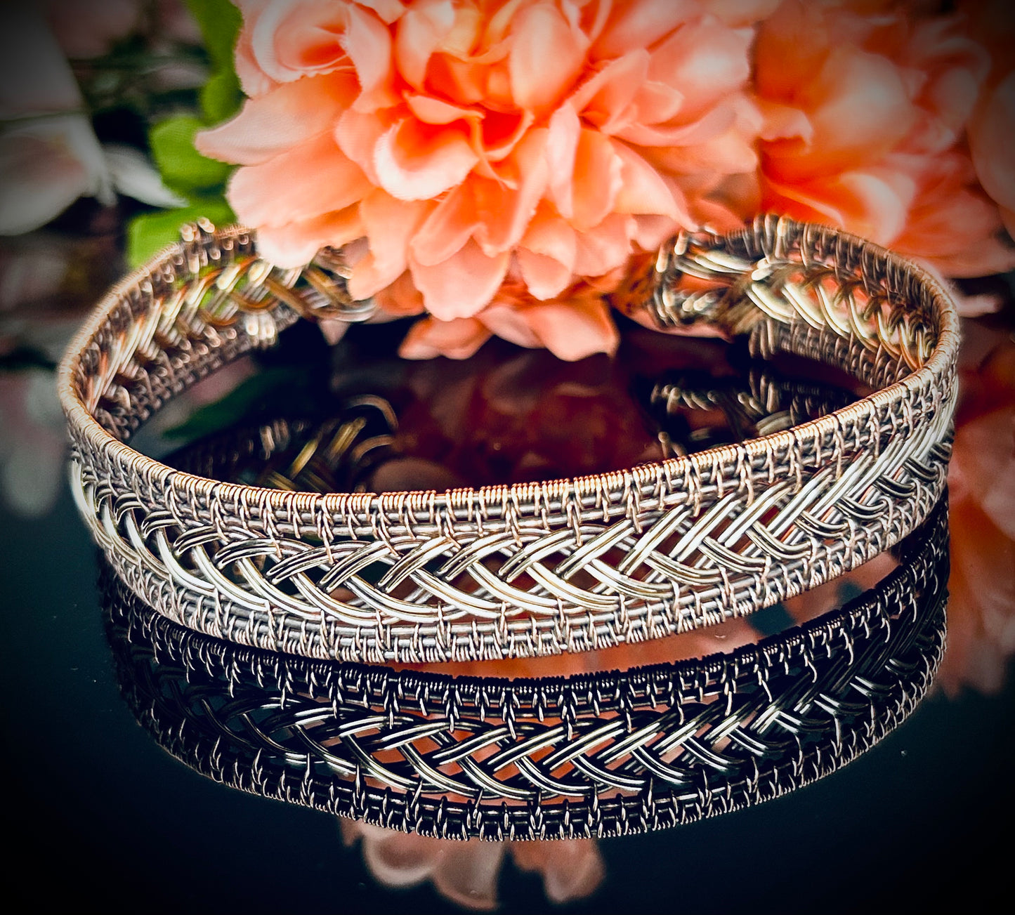 Copper/Bronze Braided Armband