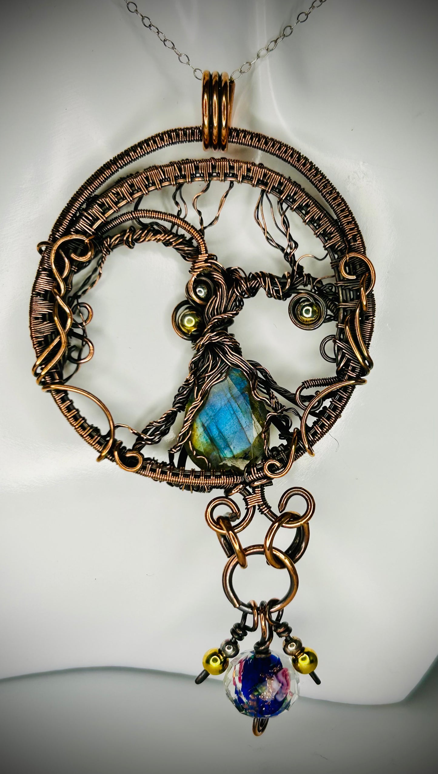 Copper Fairy Garden Pendant