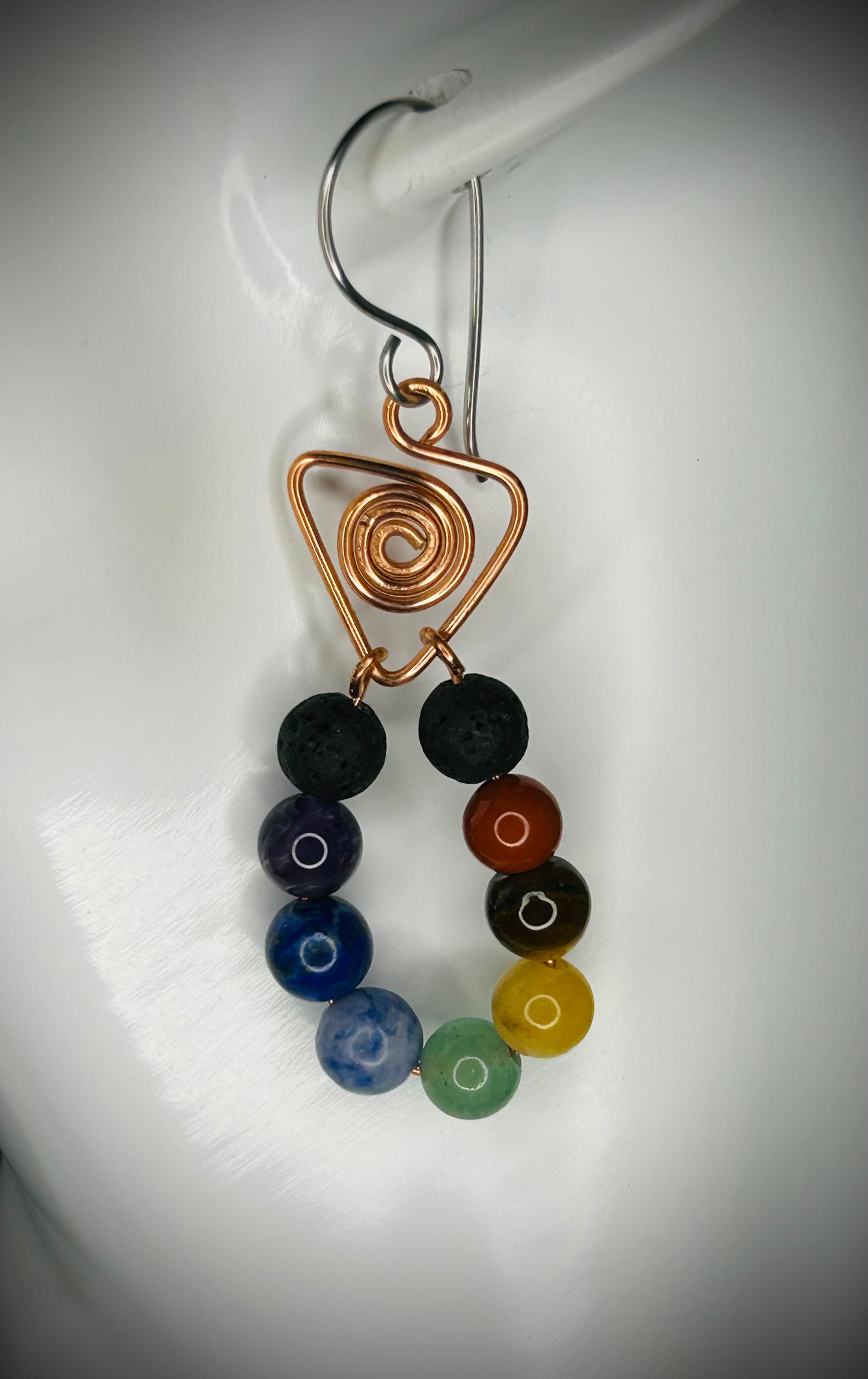Chakra earrings
