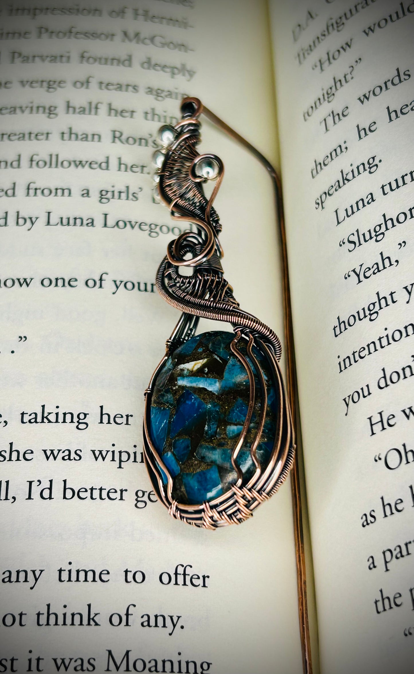Apatite Copper Composite Bookmark