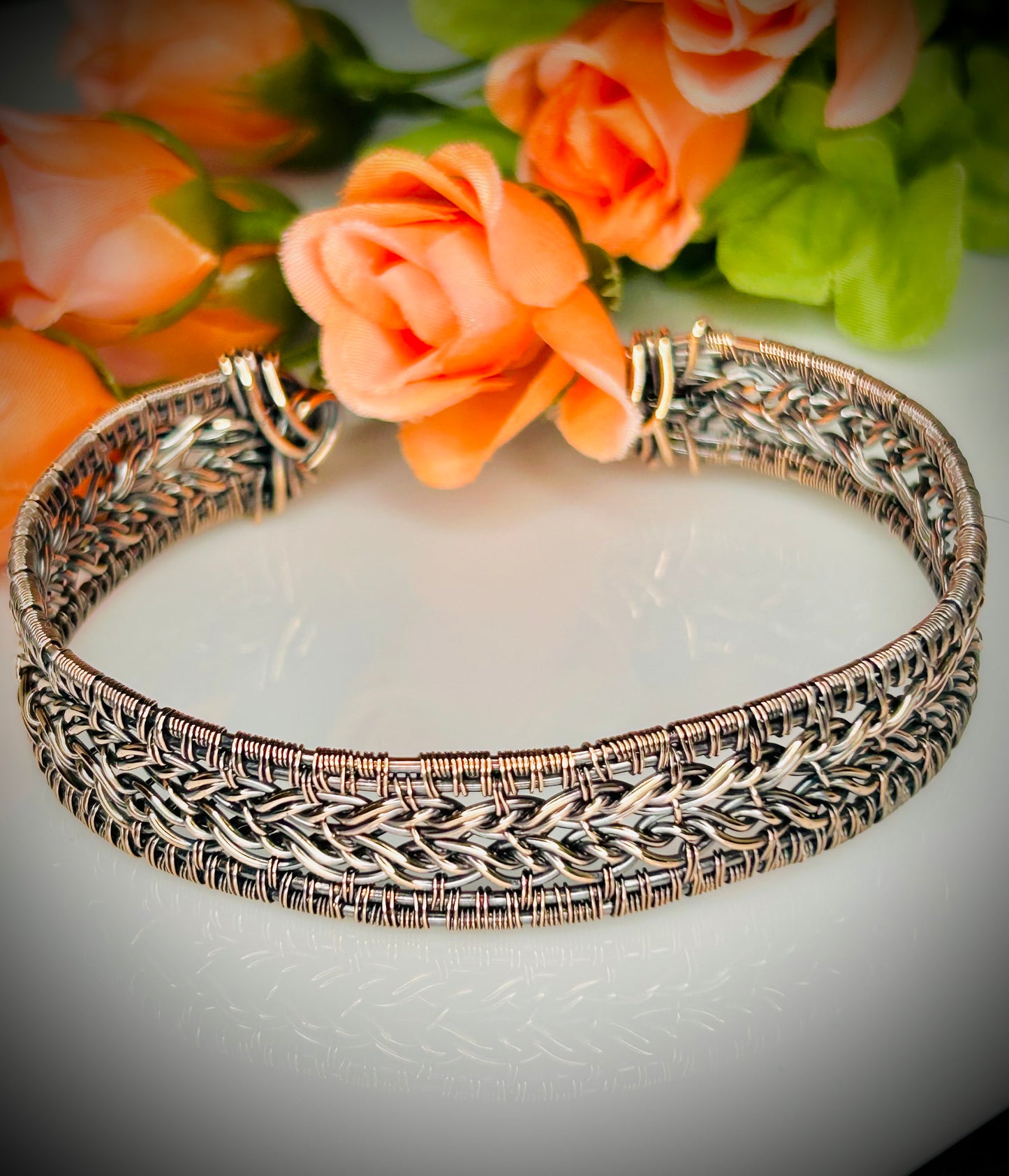 Copper Braided Bracelet/Armband