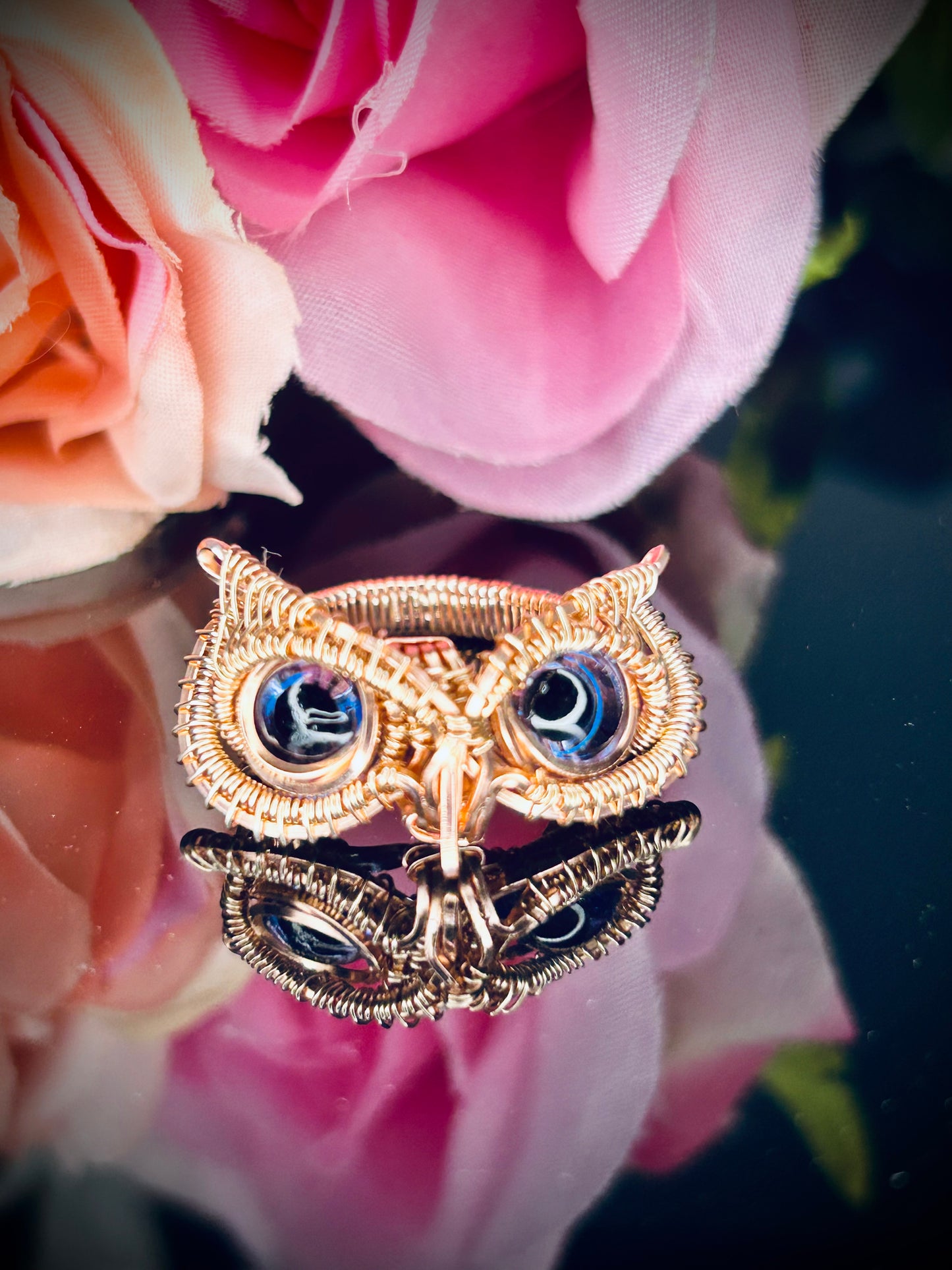 Copper/Bronze Owl Ring