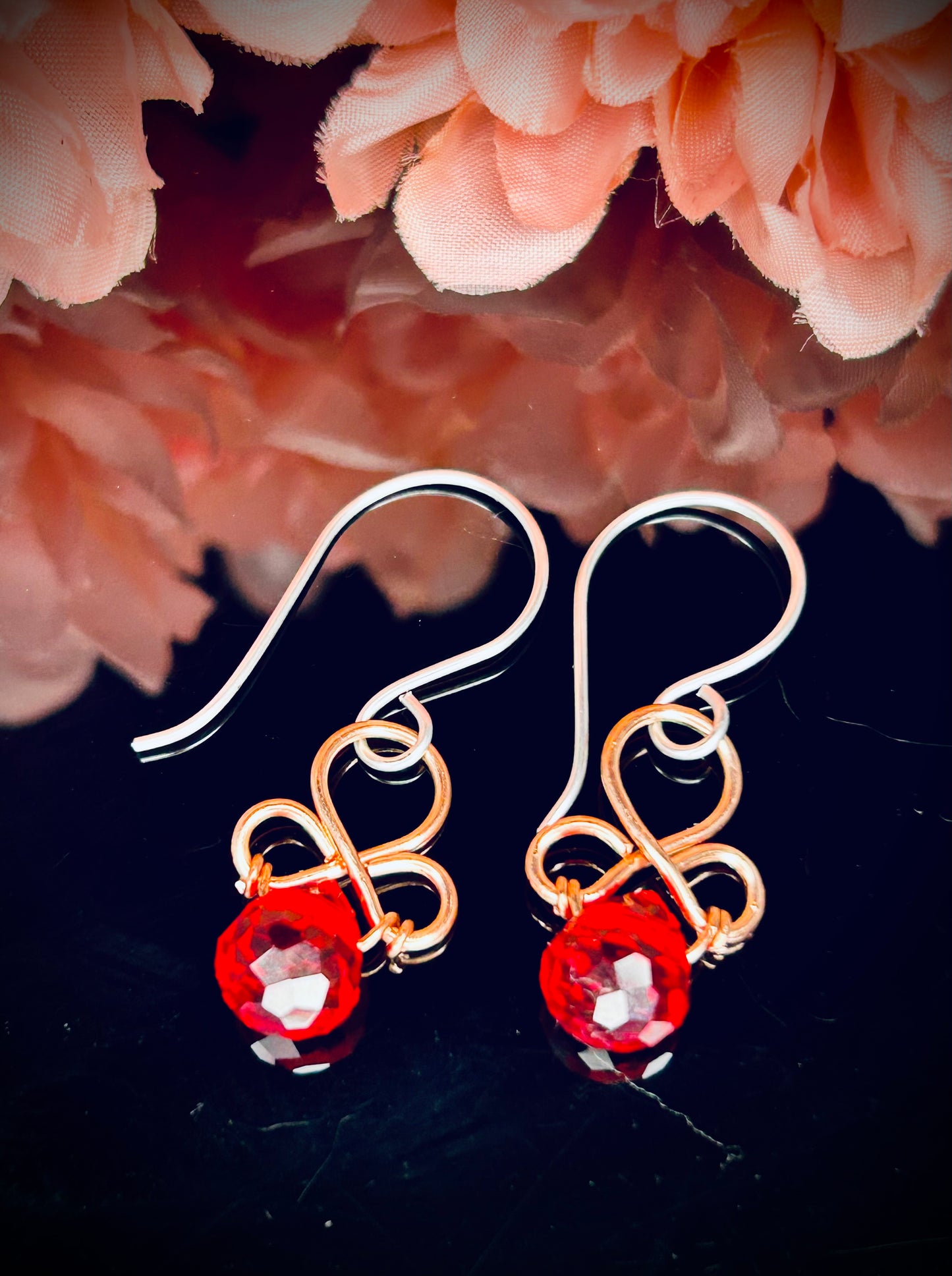 Copper Briolette Earrings