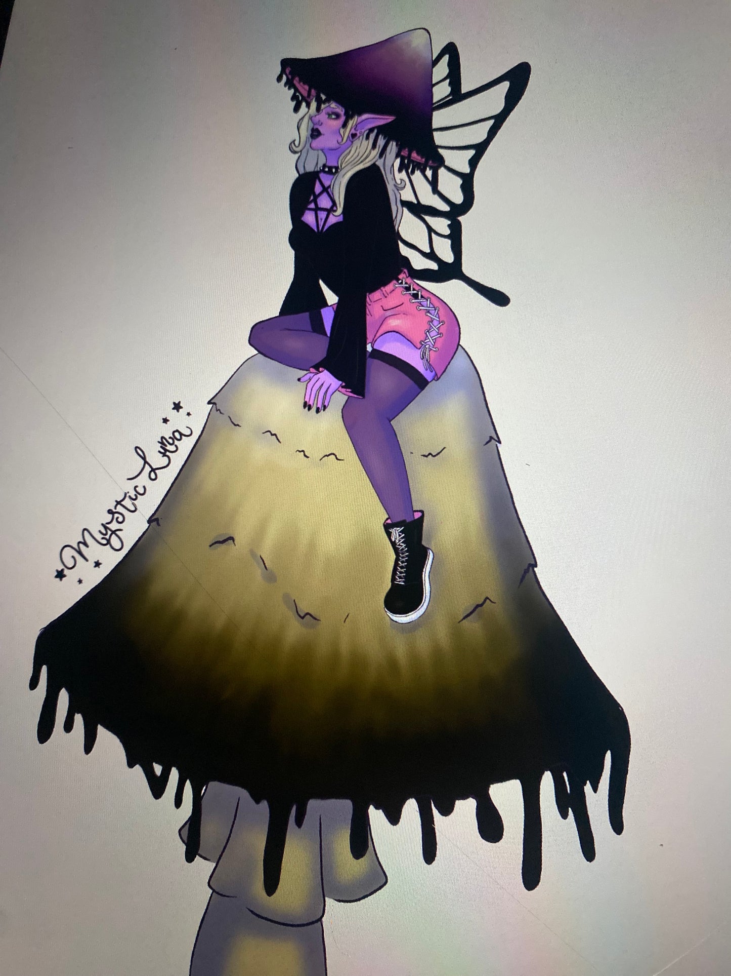 Holographic Ink Cap Fairy