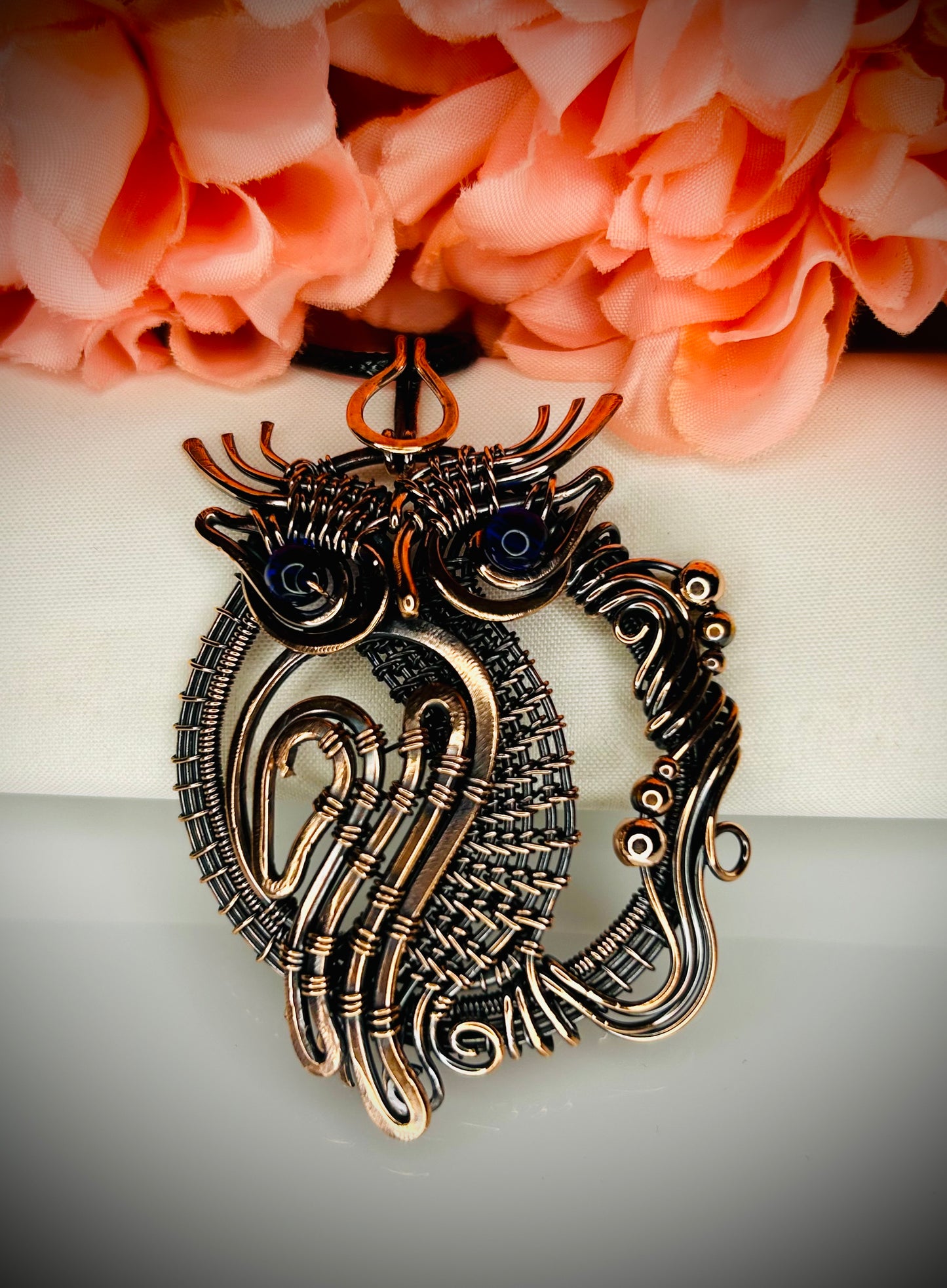 Copper Owl Pendant