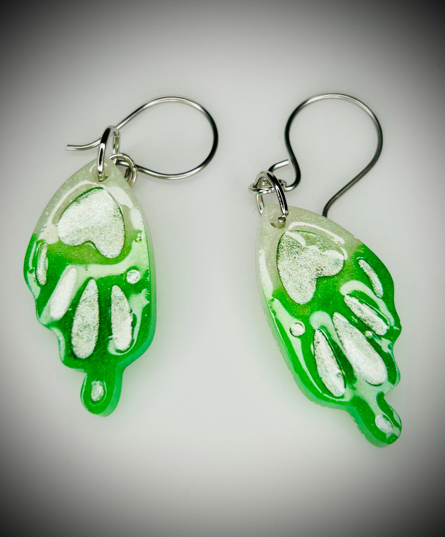 Resin Butterfly Wing Earrings