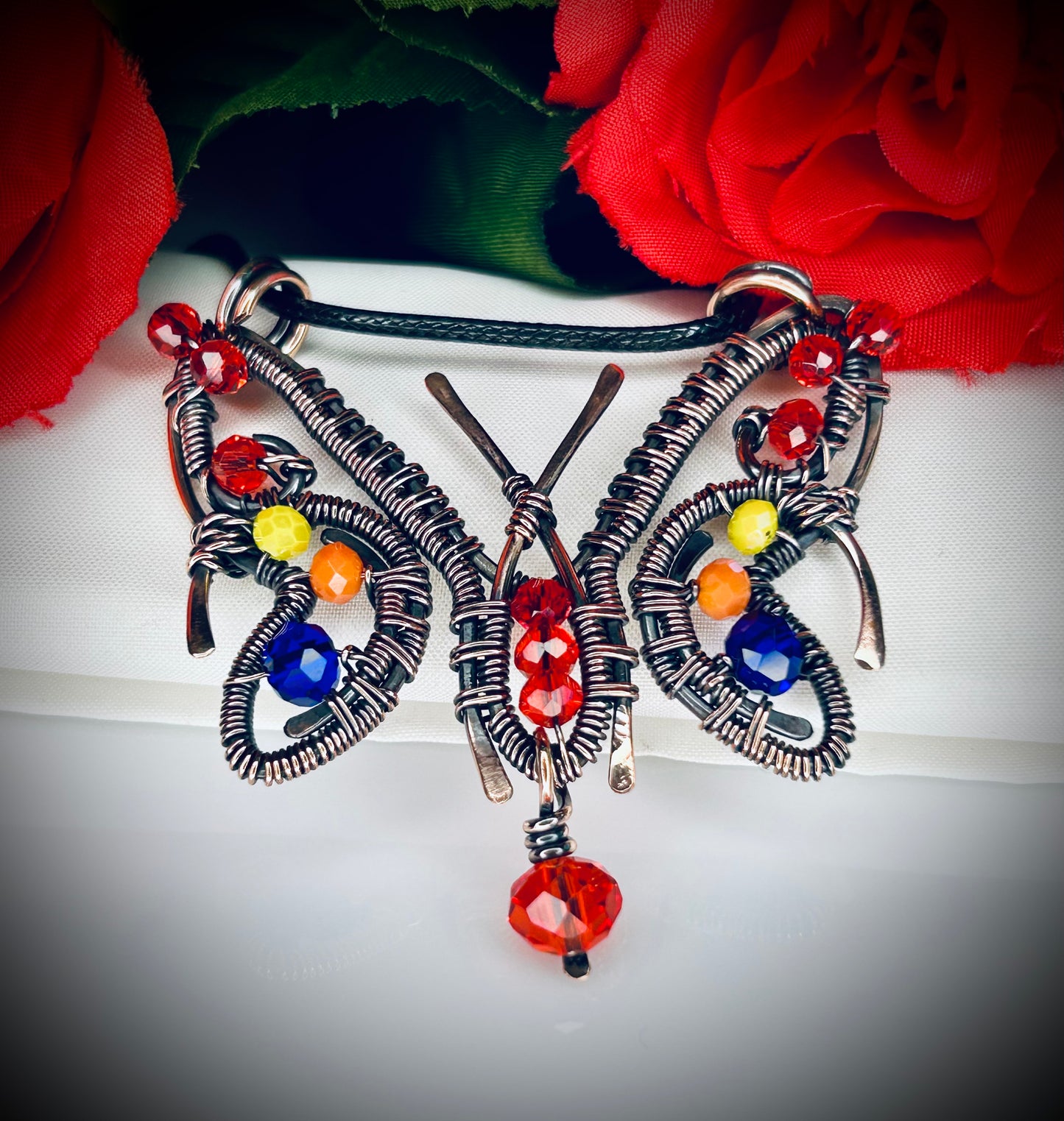 Copper Butterfly Pendant