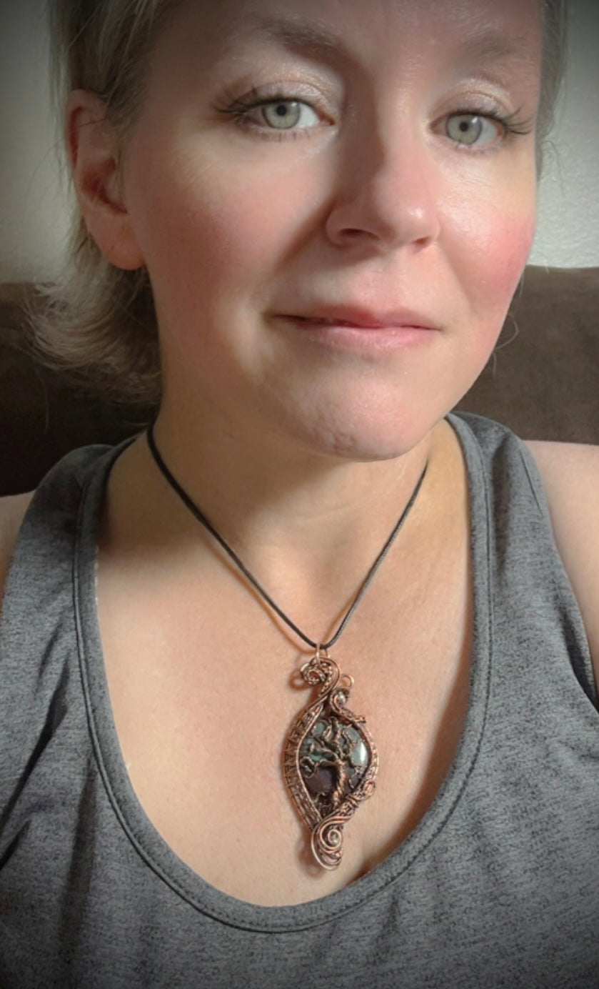 Copper Sonoran Sunrise TOL Pendant