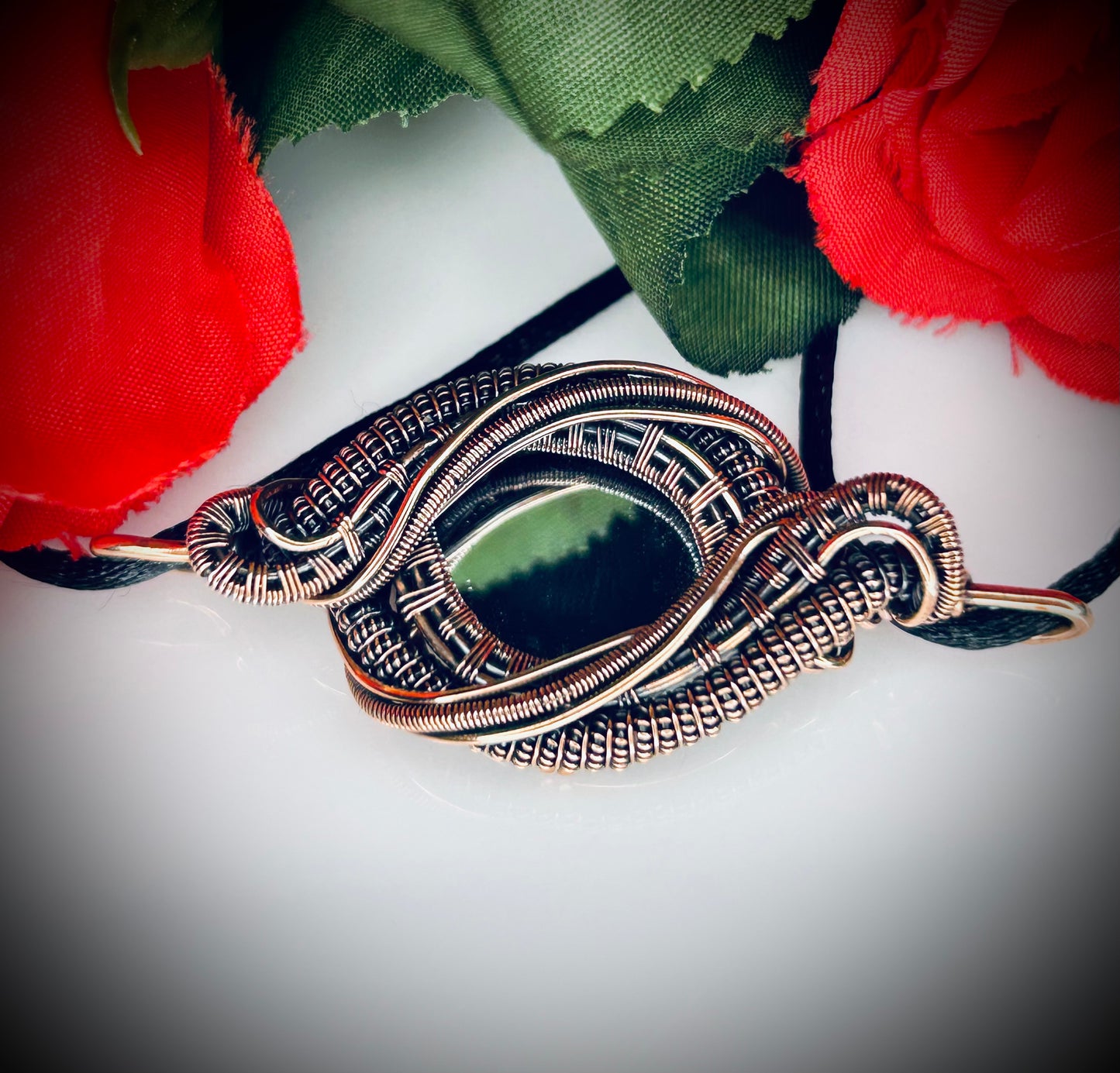 Copper Mirror Pendant
