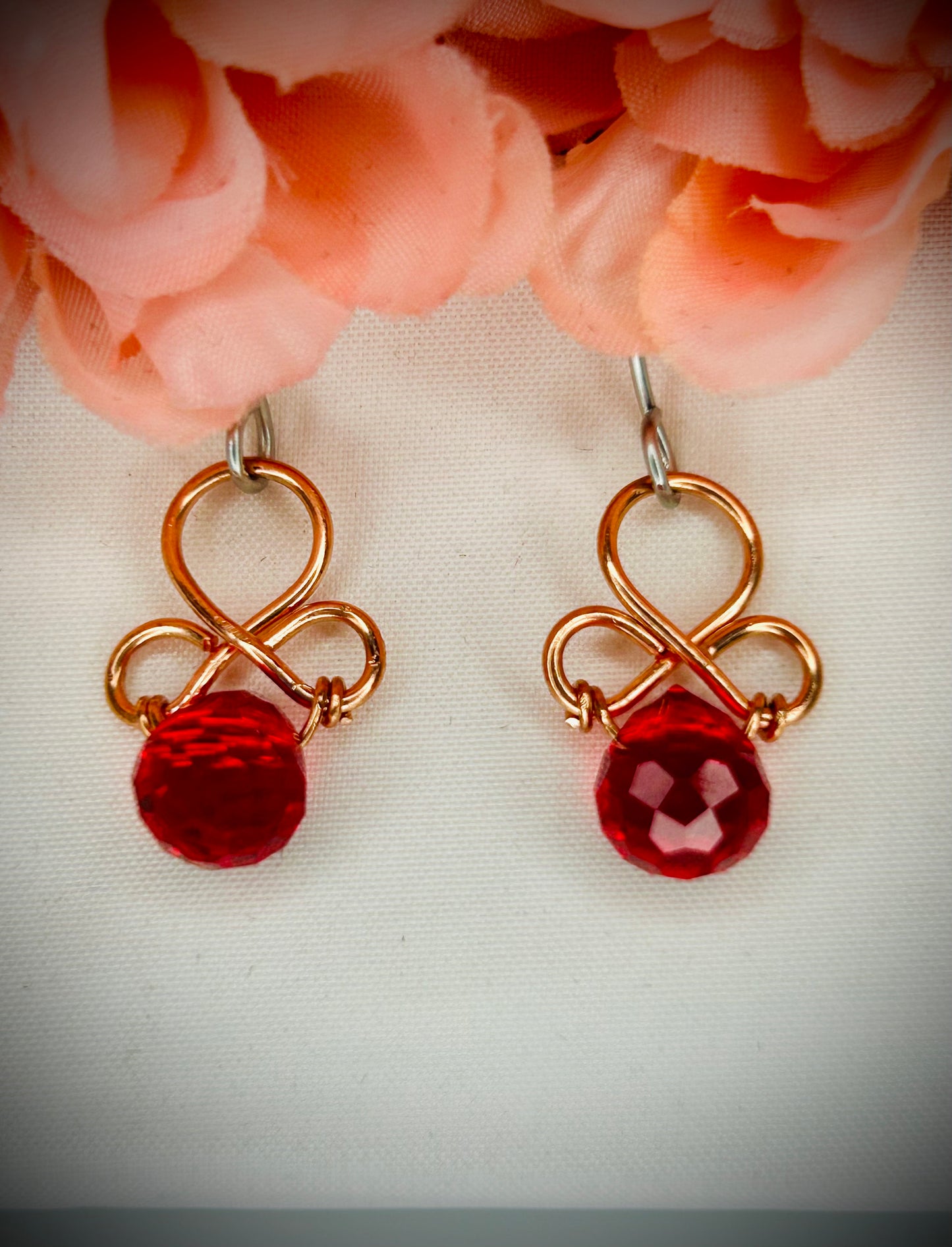 Copper Briolette Earrings