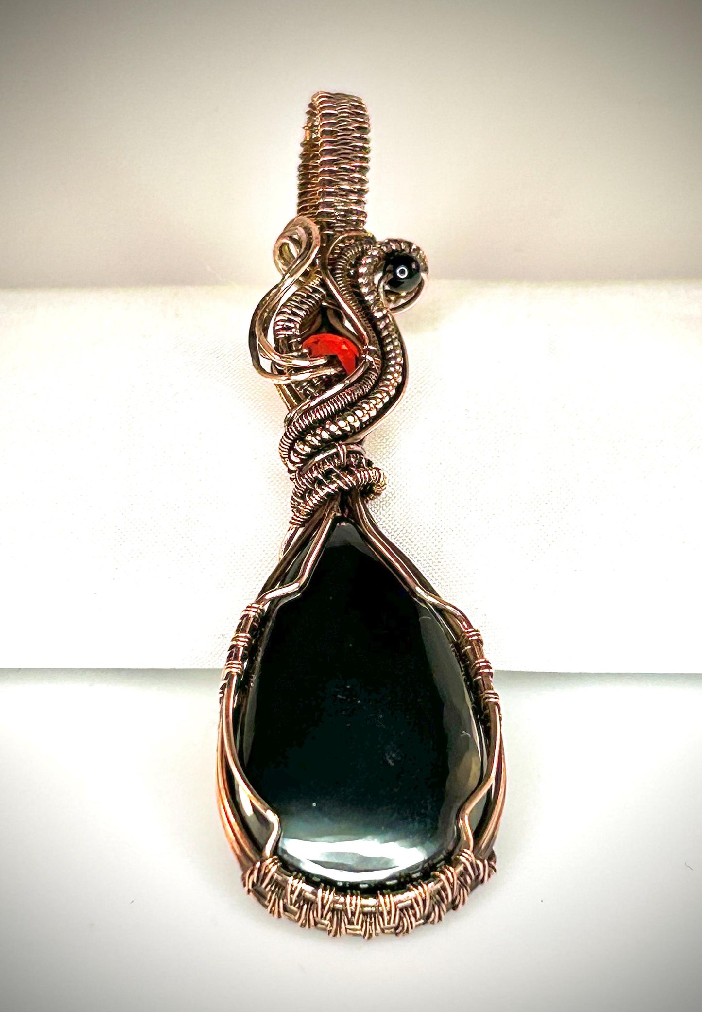 Copper Hematite Pendant